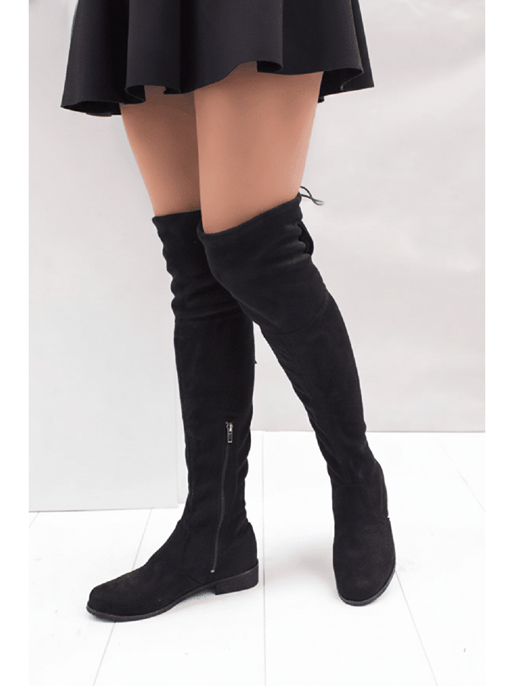 A726545402 Siyah Kadın Çizme-1