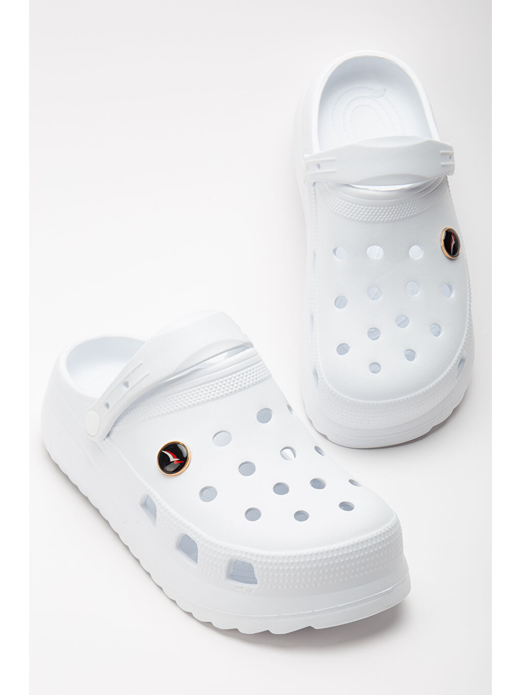 Beyaz D0239 Günlük Ortopedik Erkek Terlik-3