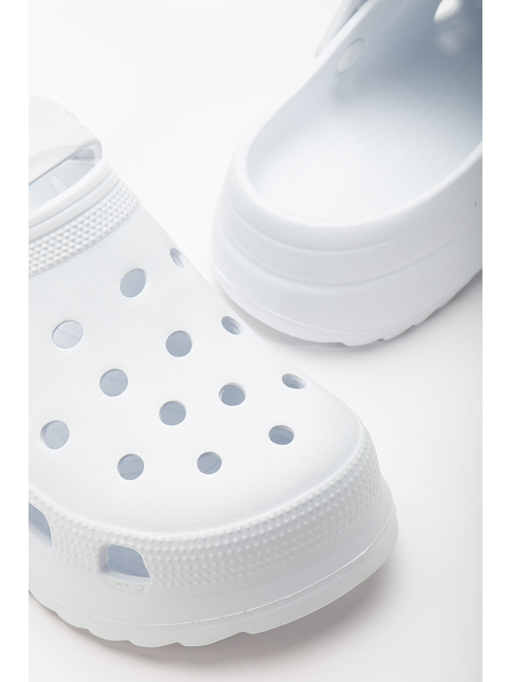 Beyaz D0239 Günlük Ortopedik Erkek Terlik-5