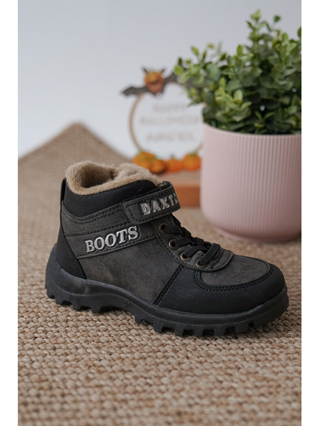 Gri D615 Günlük Ortopedik Unisex Çocuk Bot-7