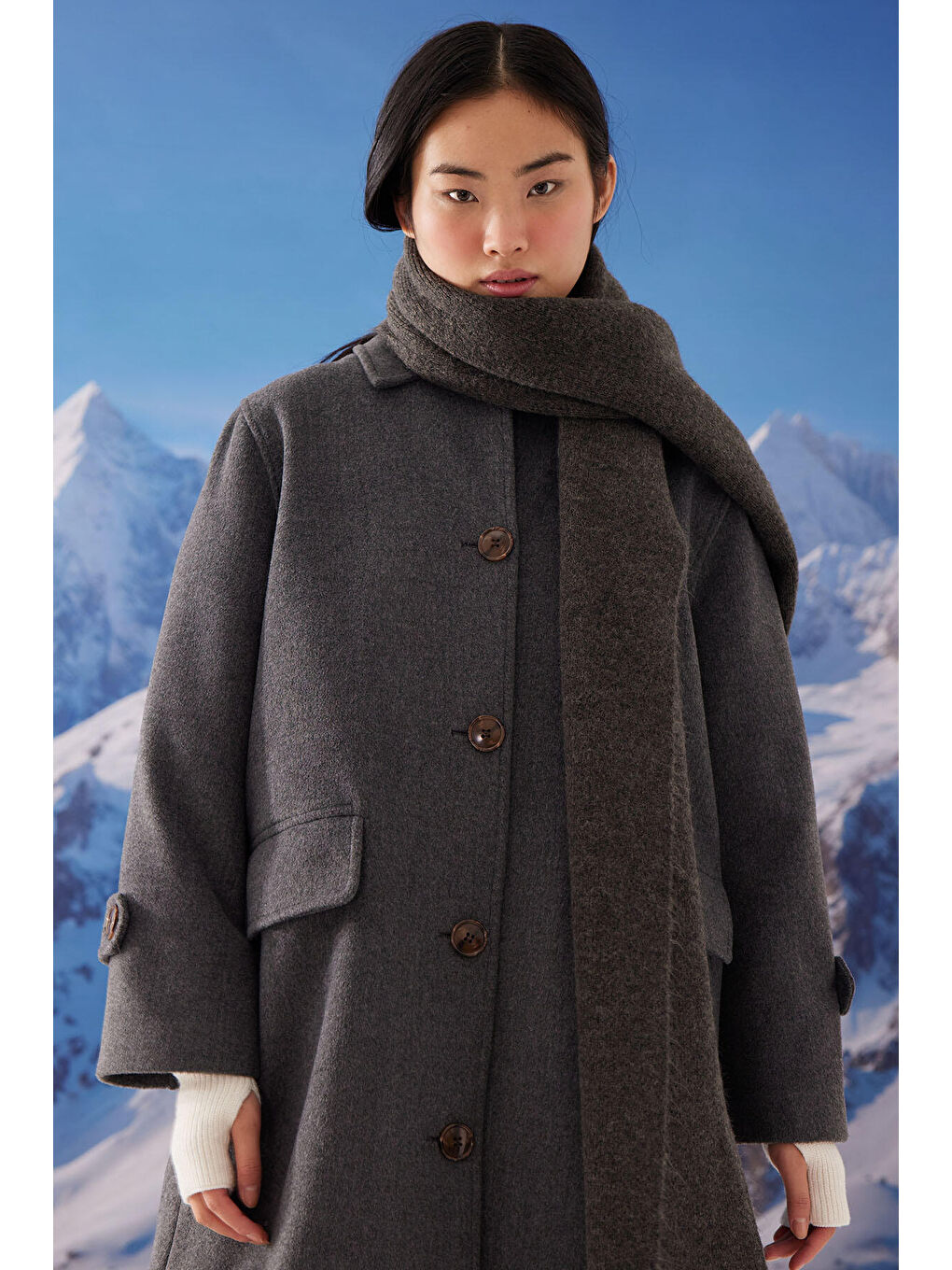 Nora Kaşe Kaban Antrasit