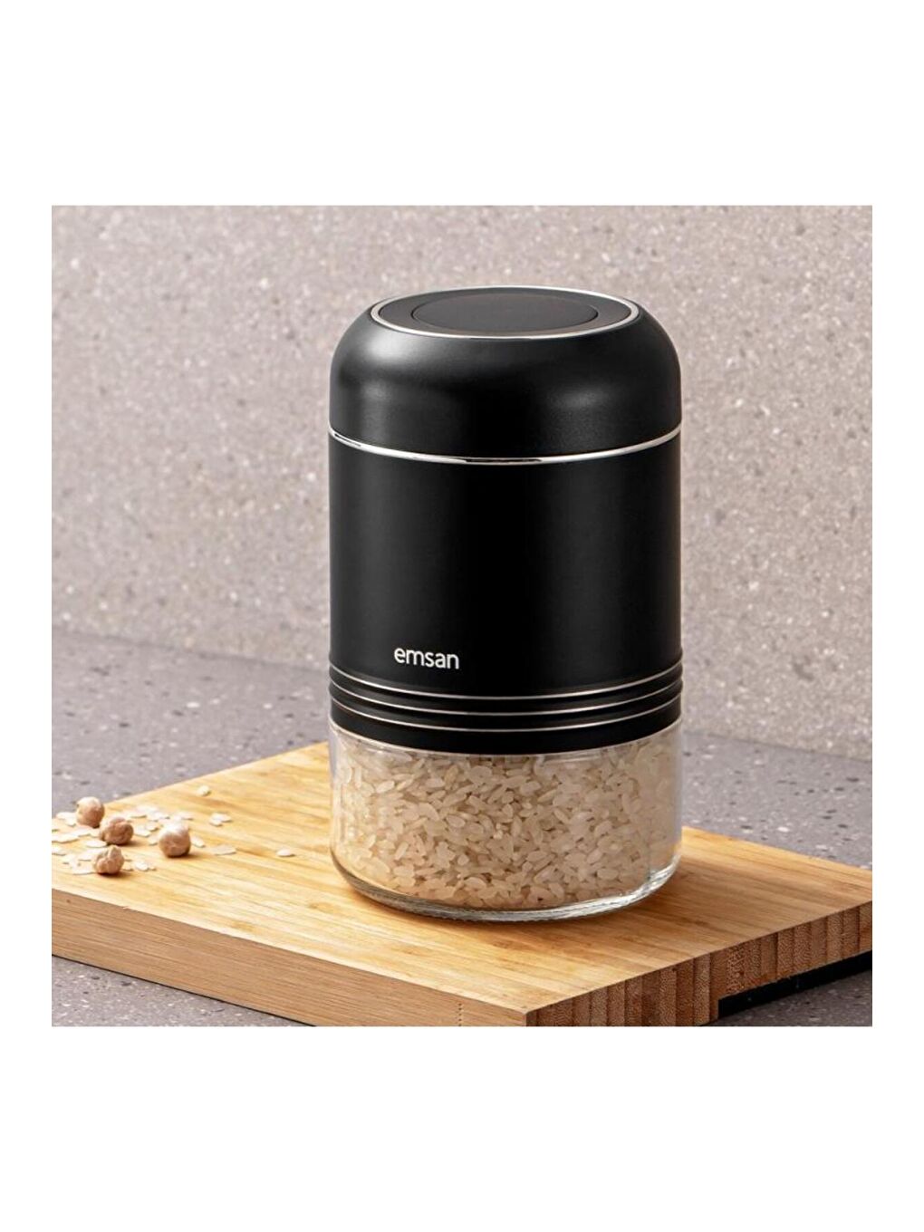 Moko Saklama Kavanozu Siyah 900 ML