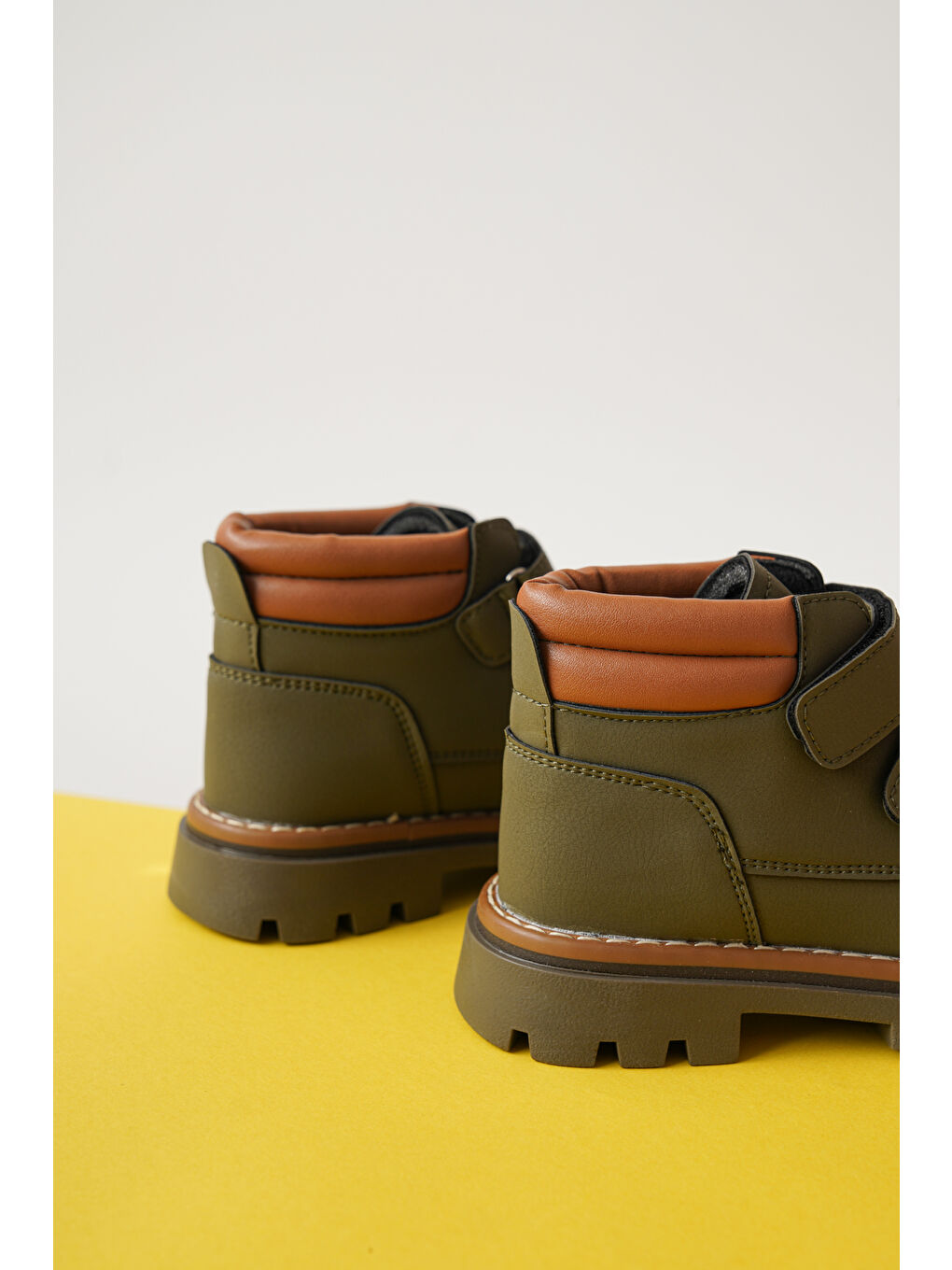 Haki D0COT33 Günlük Ortopedik Çocuk Unisex Soğuk Geçirmez Bot-5