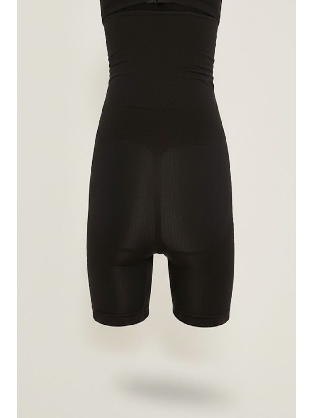 C12014 Kadın Double Korse Boxer Siyah-1