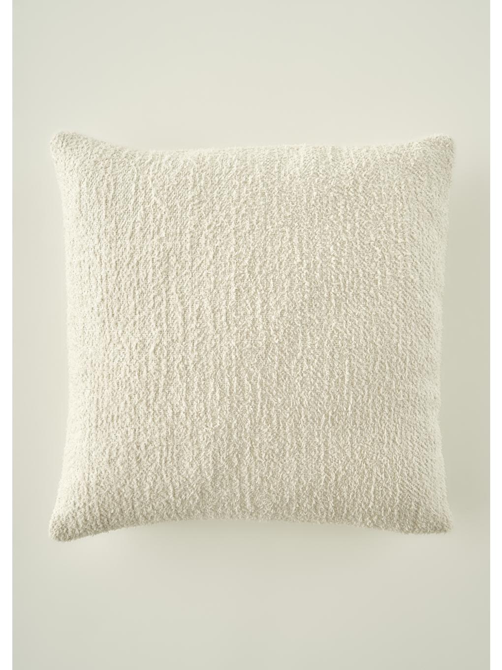 Ekru Pietra Basic Dolgulu Kırlent Krem (43x43 cm)
