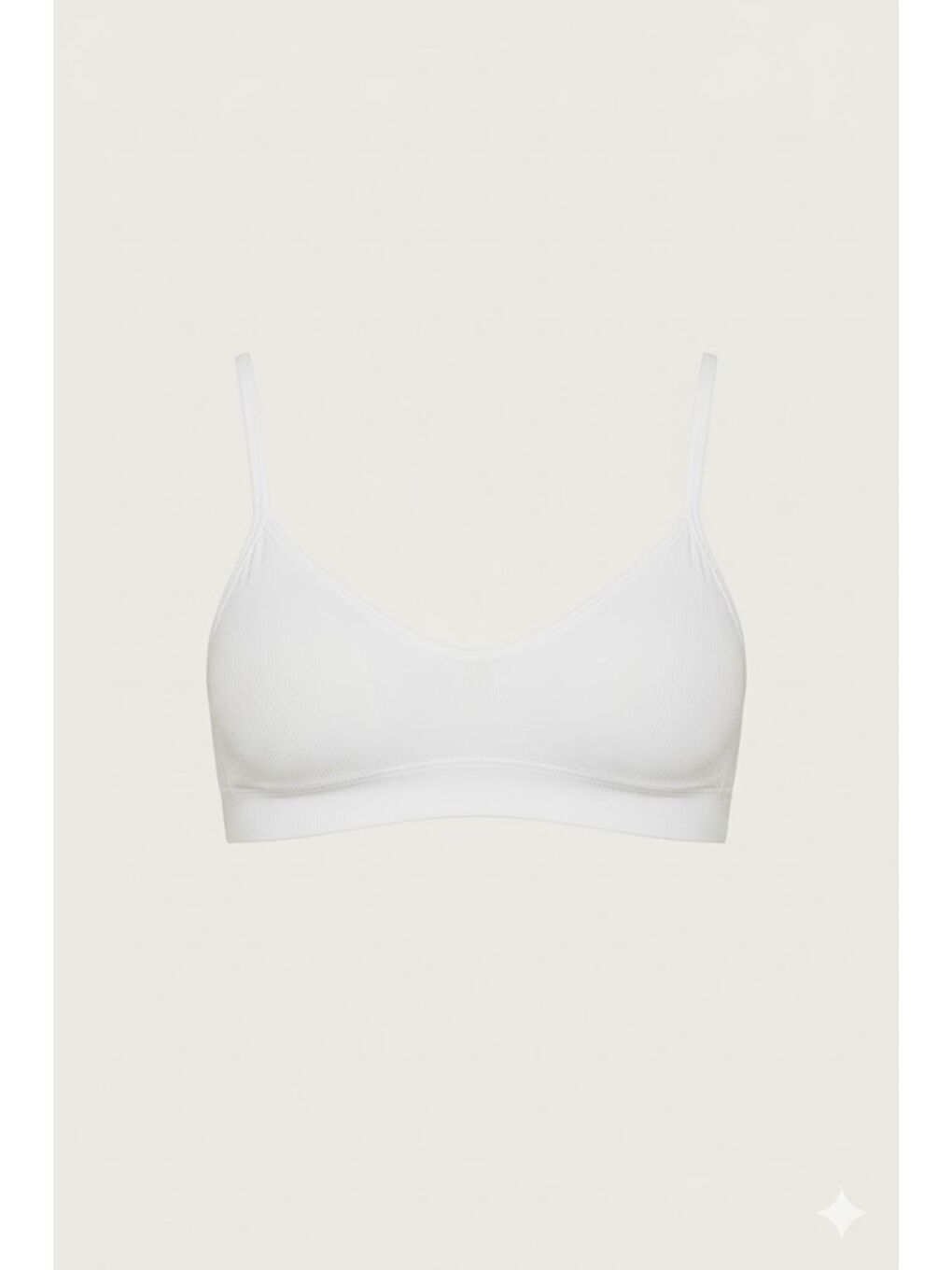 C14020 Pedli Askılı Sütyen Beyaz