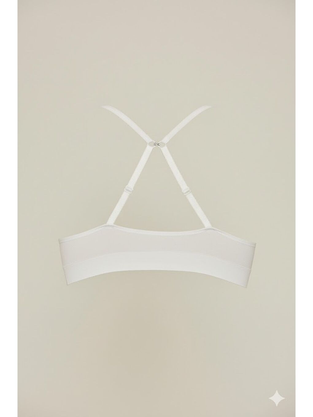 C14020 Pedli Askılı Sütyen Beyaz-1