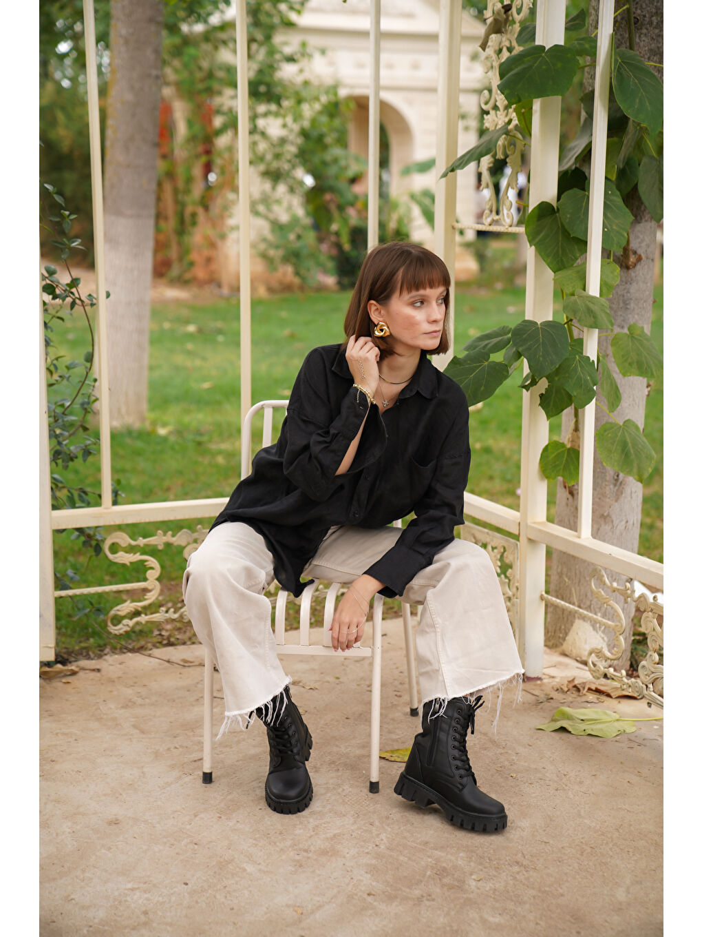 Siyah Darina Soğuk Geçirmez Kadın Günlük Ortopedik Kışlık Bot-3