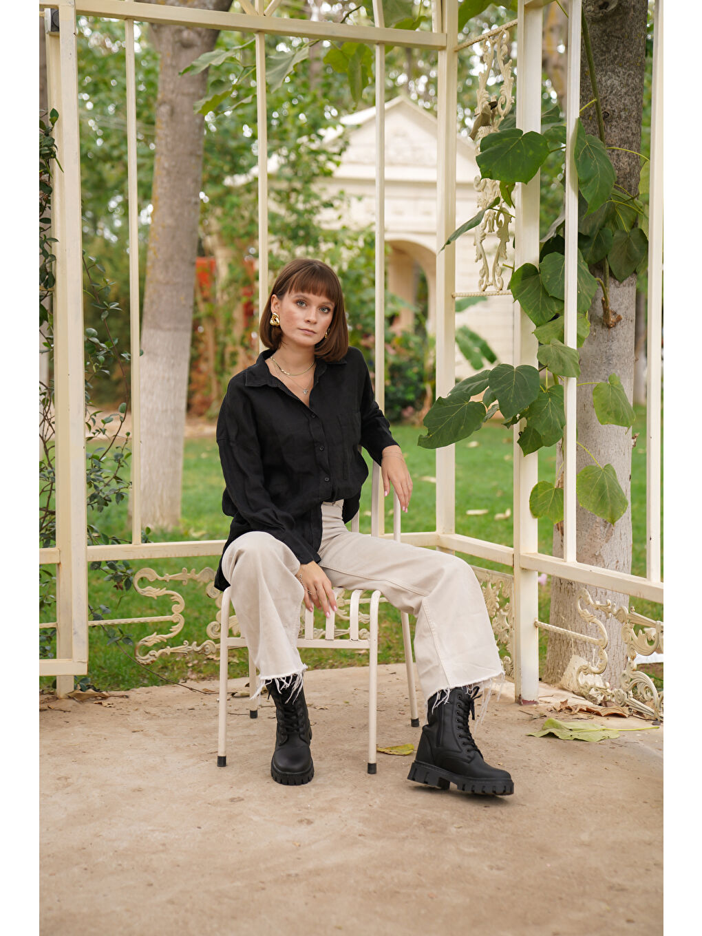 Siyah Darina Soğuk Geçirmez Kadın Günlük Ortopedik Kışlık Bot-5