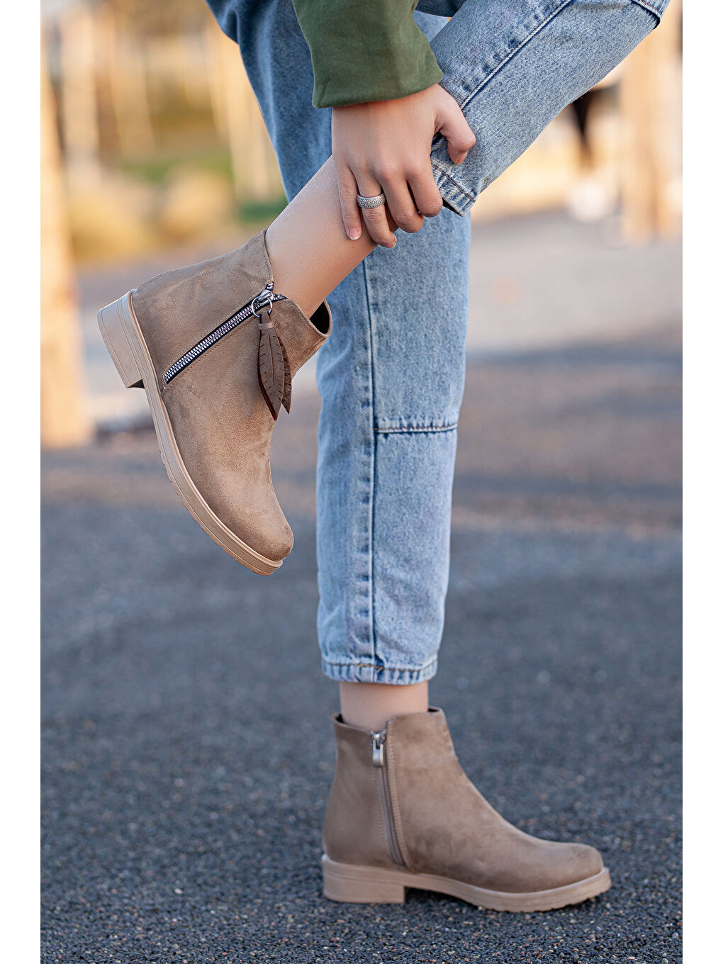 Bej D2005 Günlük Kadın Bot-3