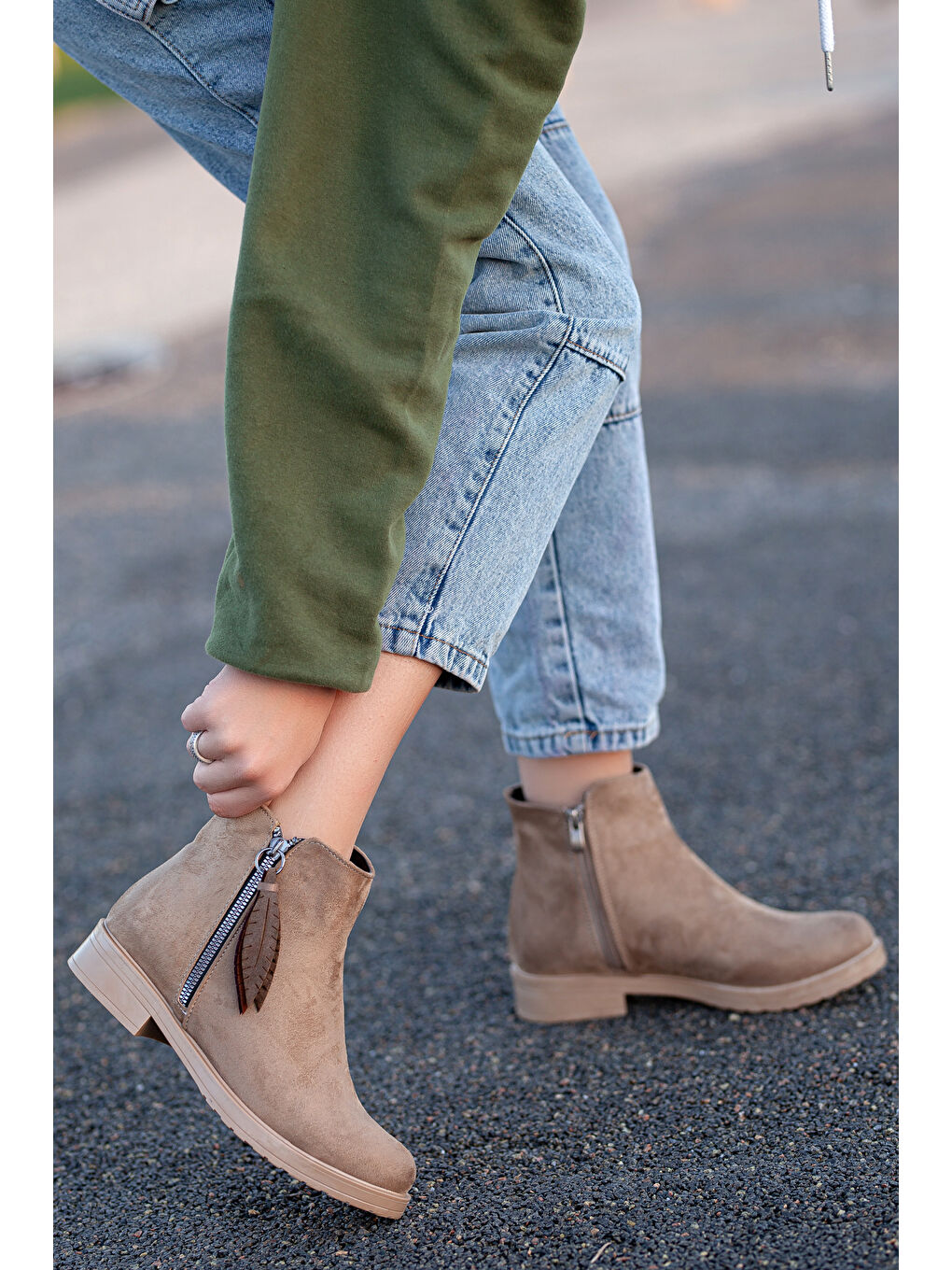Bej D2005 Günlük Kadın Bot-5