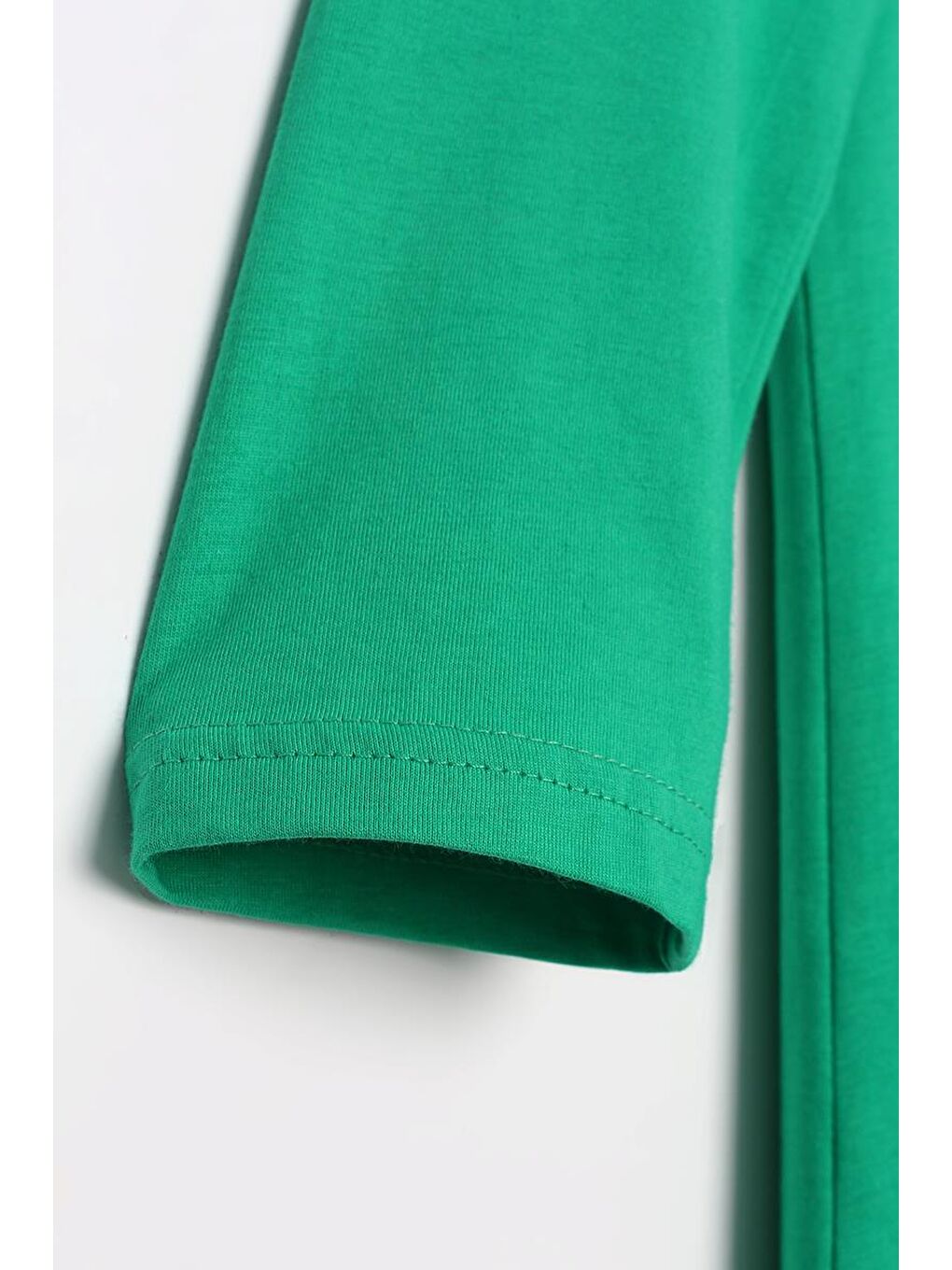 Yeşil Uzun Kollu İçlik Elbise-5