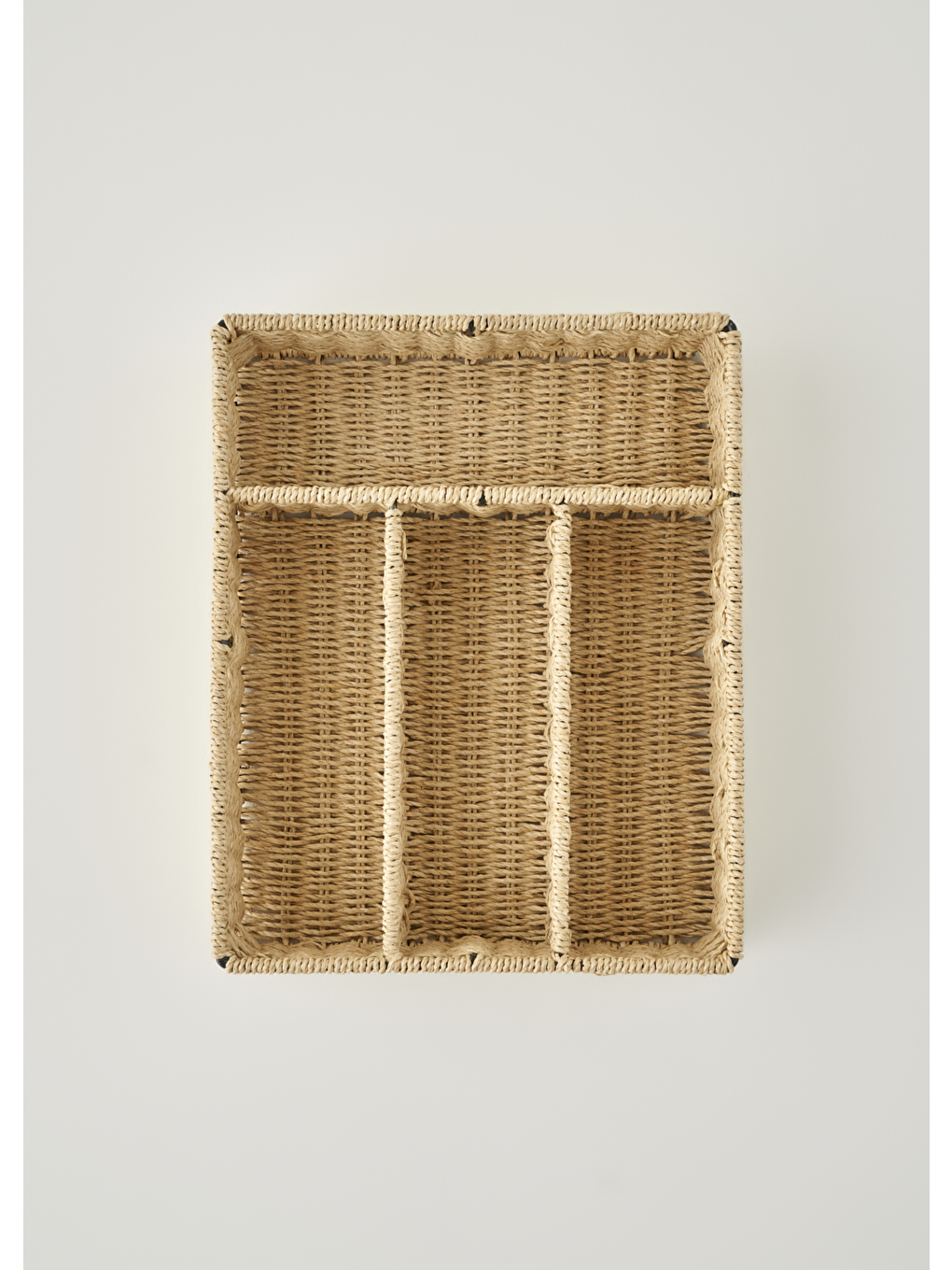 Bej Naturella Çatal Kaşık Tepsisi Naturel (28x34x7 Cm)