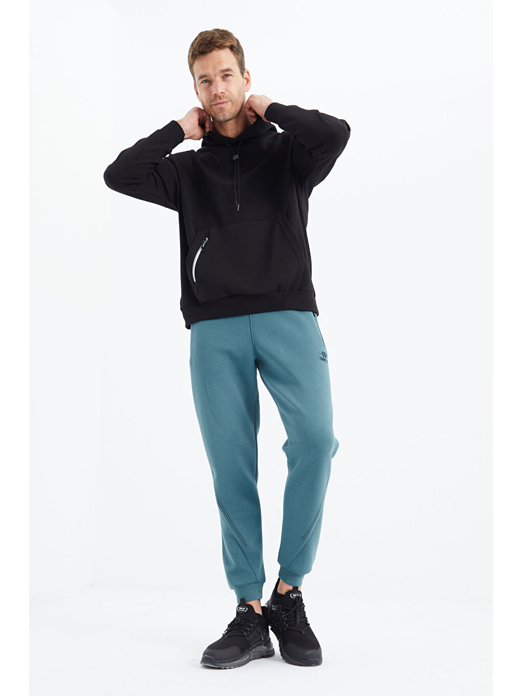 Orman Yeşili Bağcıklı  Eşofman Alt - 82110-2