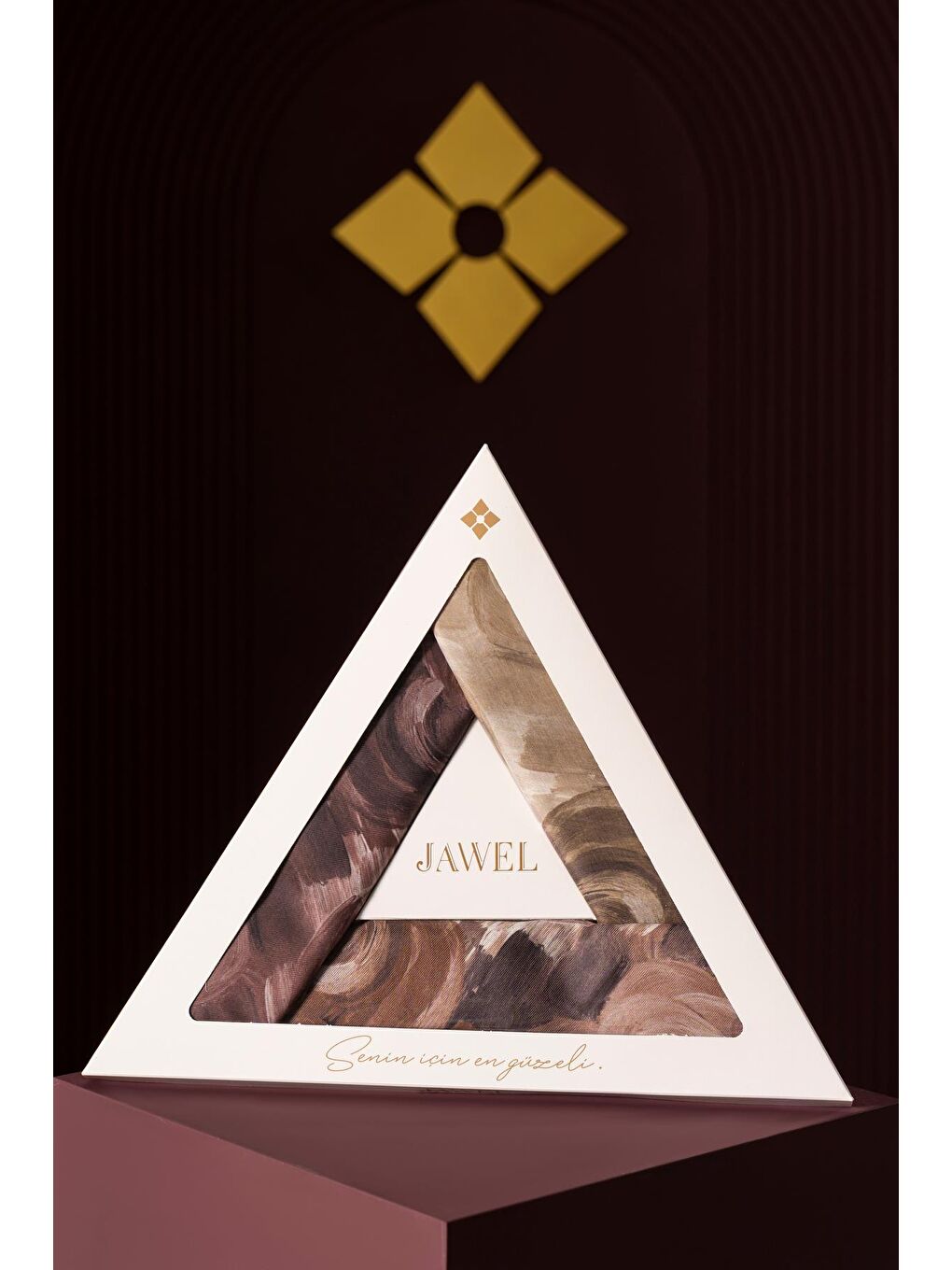 Karışık Kadın Mirla Soft Eşarp Paketi (Sütlü Kahve-Kahve-Siyah Kahve)-1