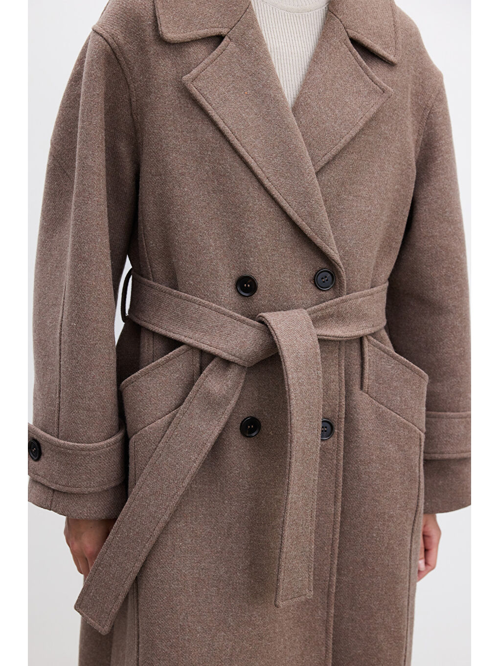 Bej İtalyan Kaşe Premıum Kaban Vizon-4