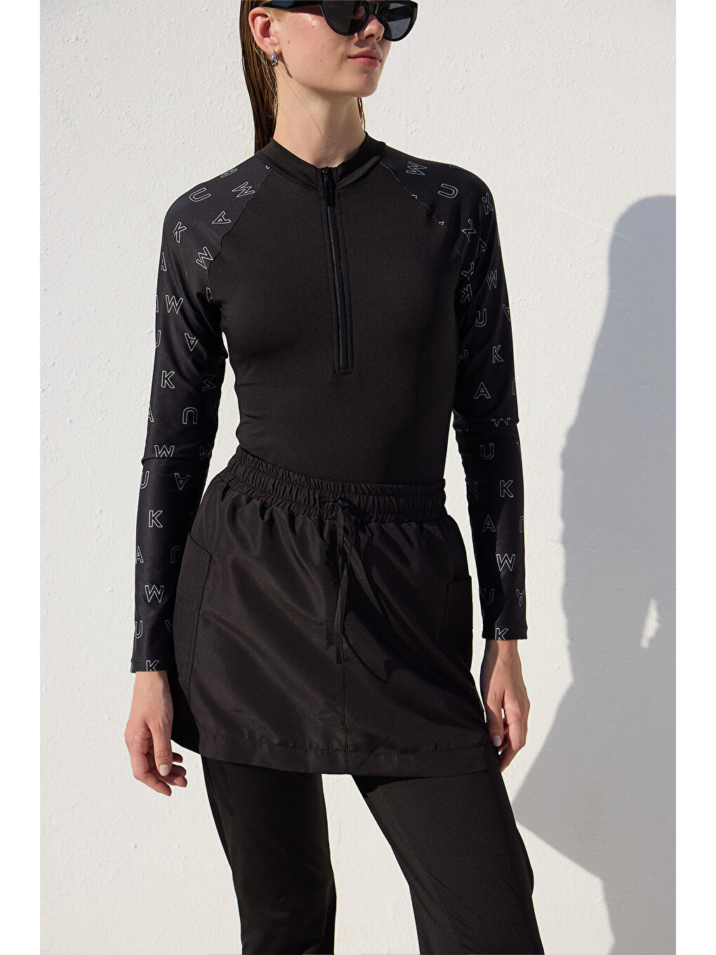 Pantolon Etek Mayo Siyah-1