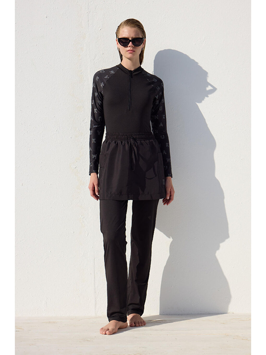 Pantolon Etek Mayo Siyah-3