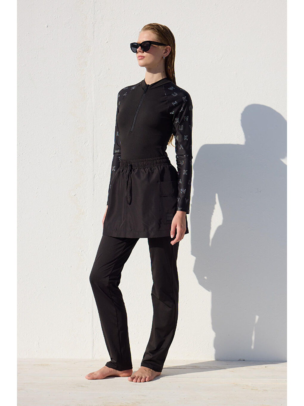 Pantolon Etek Mayo Siyah-4