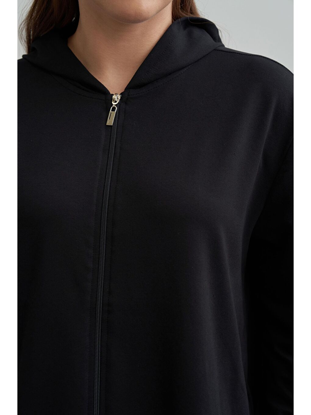 Siyah-Baskılı Fileli Büyük Beden Eşofman Takımı-3