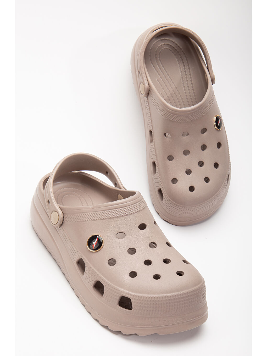 Bej D0239 Günlük Ortopedik Erkek Terlik-1