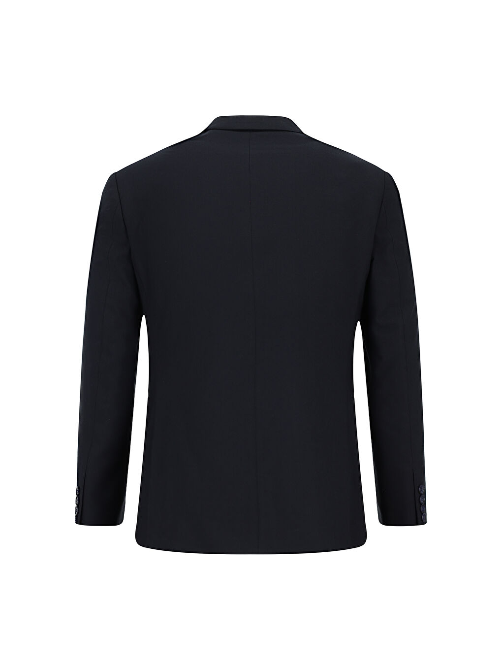 Lacivert 4 Drop Relaxed Fit Rahat Kesim Yünlü Takım Elbise-2