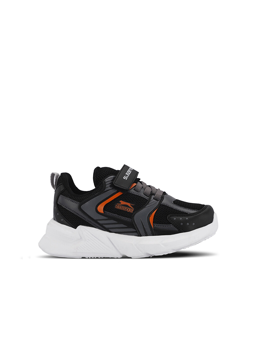 Kendall Unisex Çocuk Cırt Cırtlı Siyah / Koyu Gri Günlük Spor Ayakkabısı