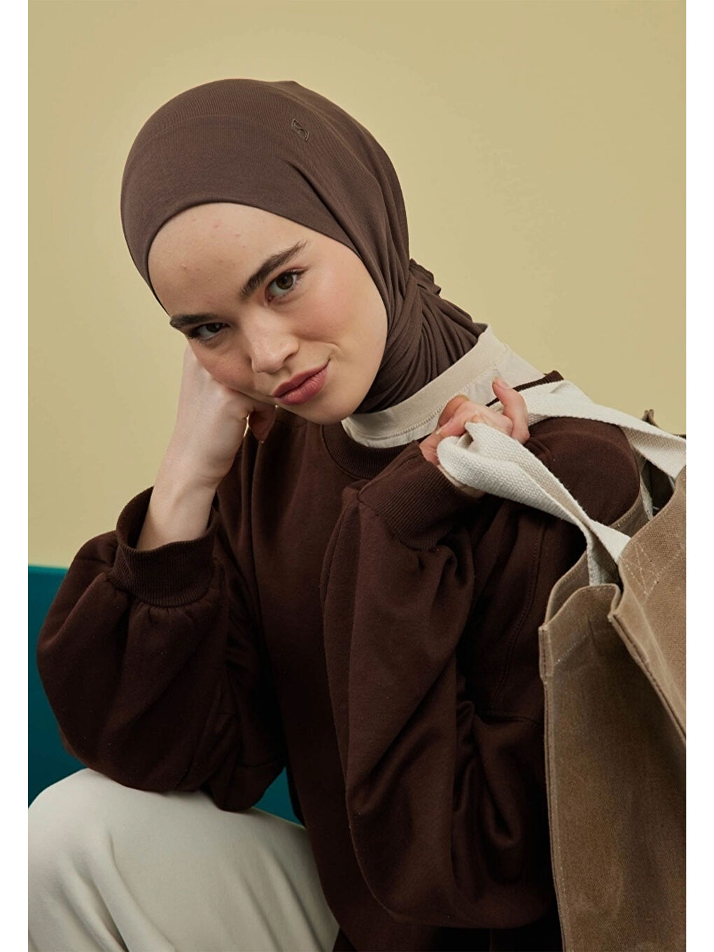 Kahverengi ATHLETIC HIJAB ACI KAHVE