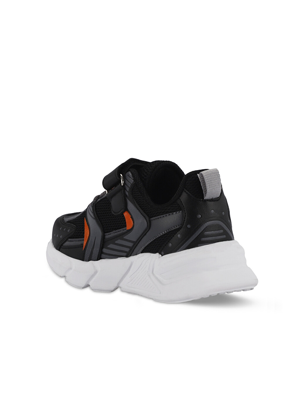 Kendall Unisex Çocuk Cırt Cırtlı Siyah / Koyu Gri Günlük Spor Ayakkabısı-2