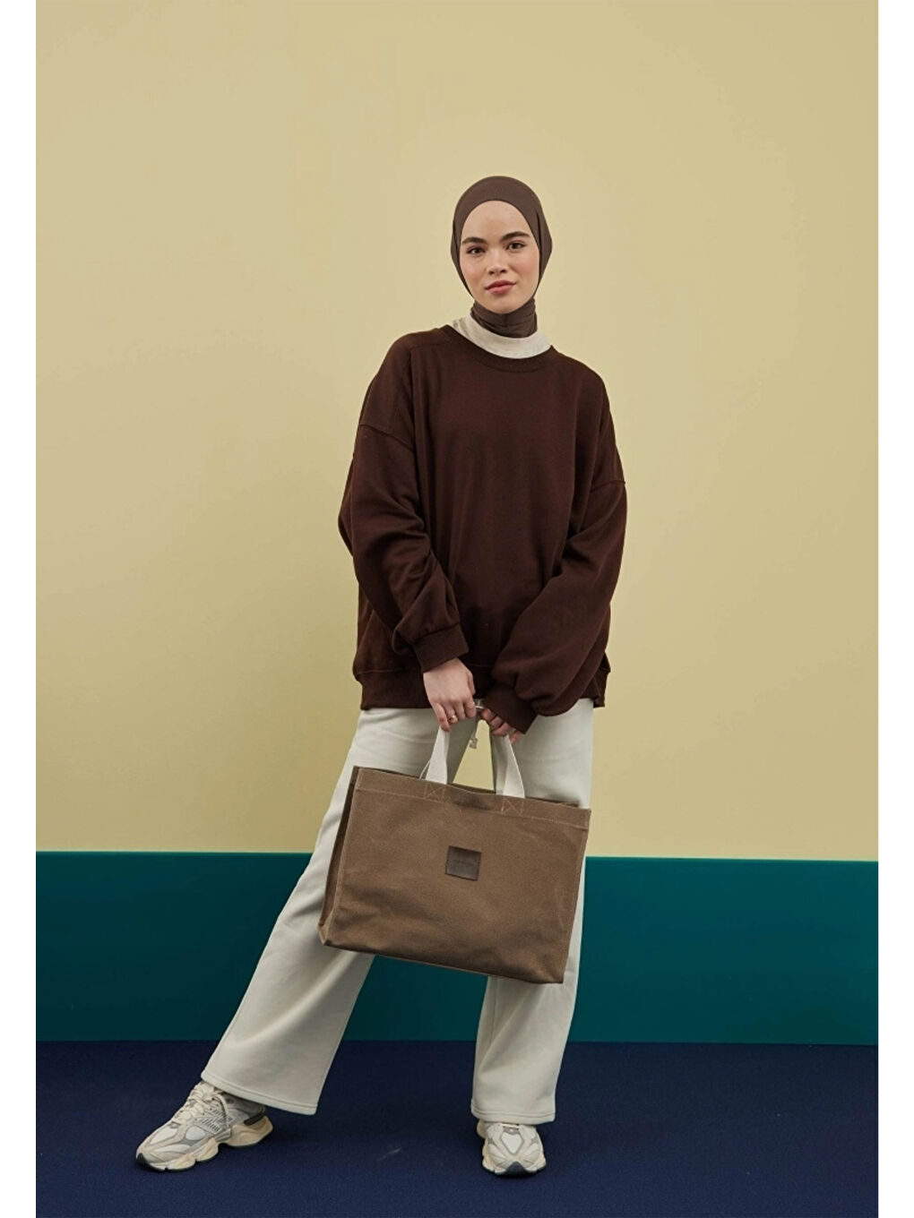 Kahverengi ATHLETIC HIJAB ACI KAHVE-2