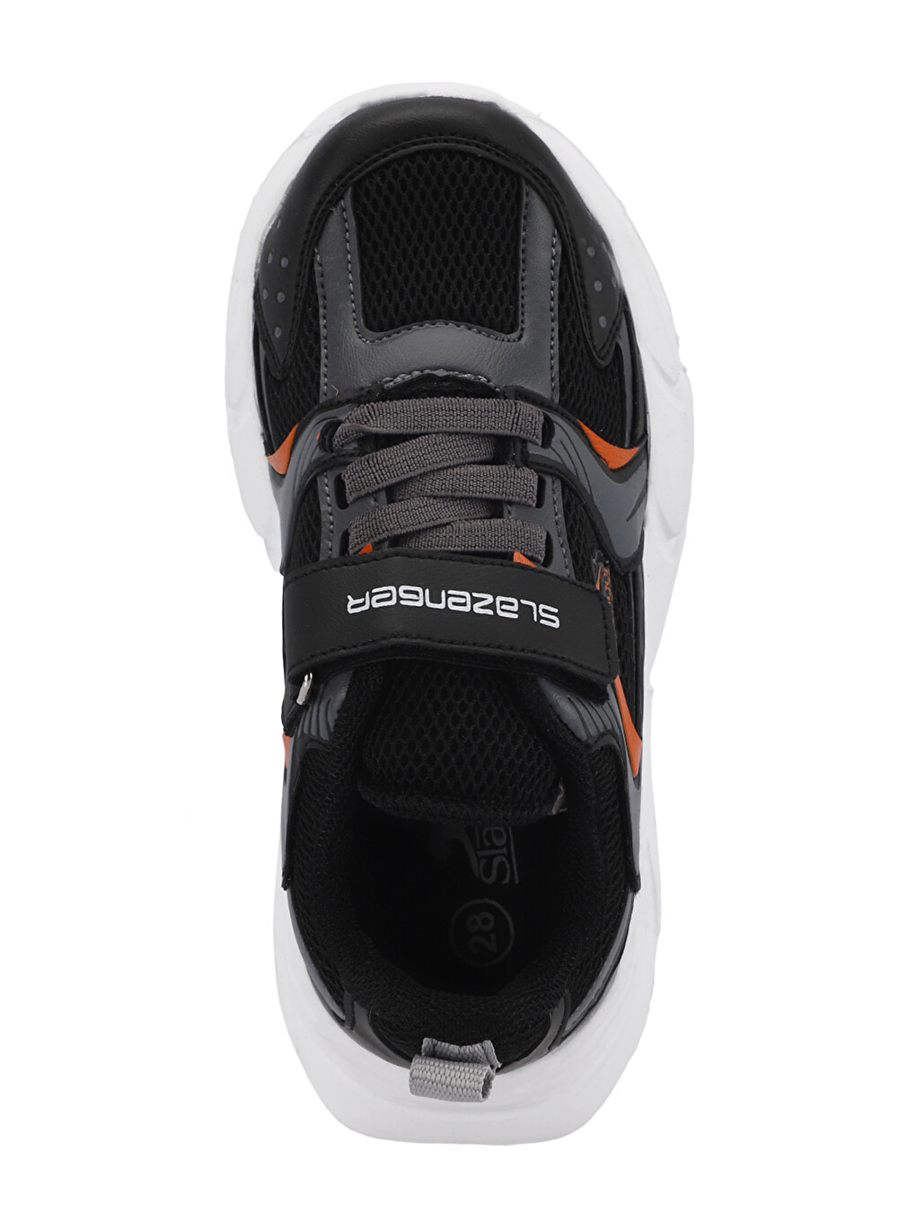Kendall Unisex Çocuk Cırt Cırtlı Siyah / Koyu Gri Günlük Spor Ayakkabısı-4