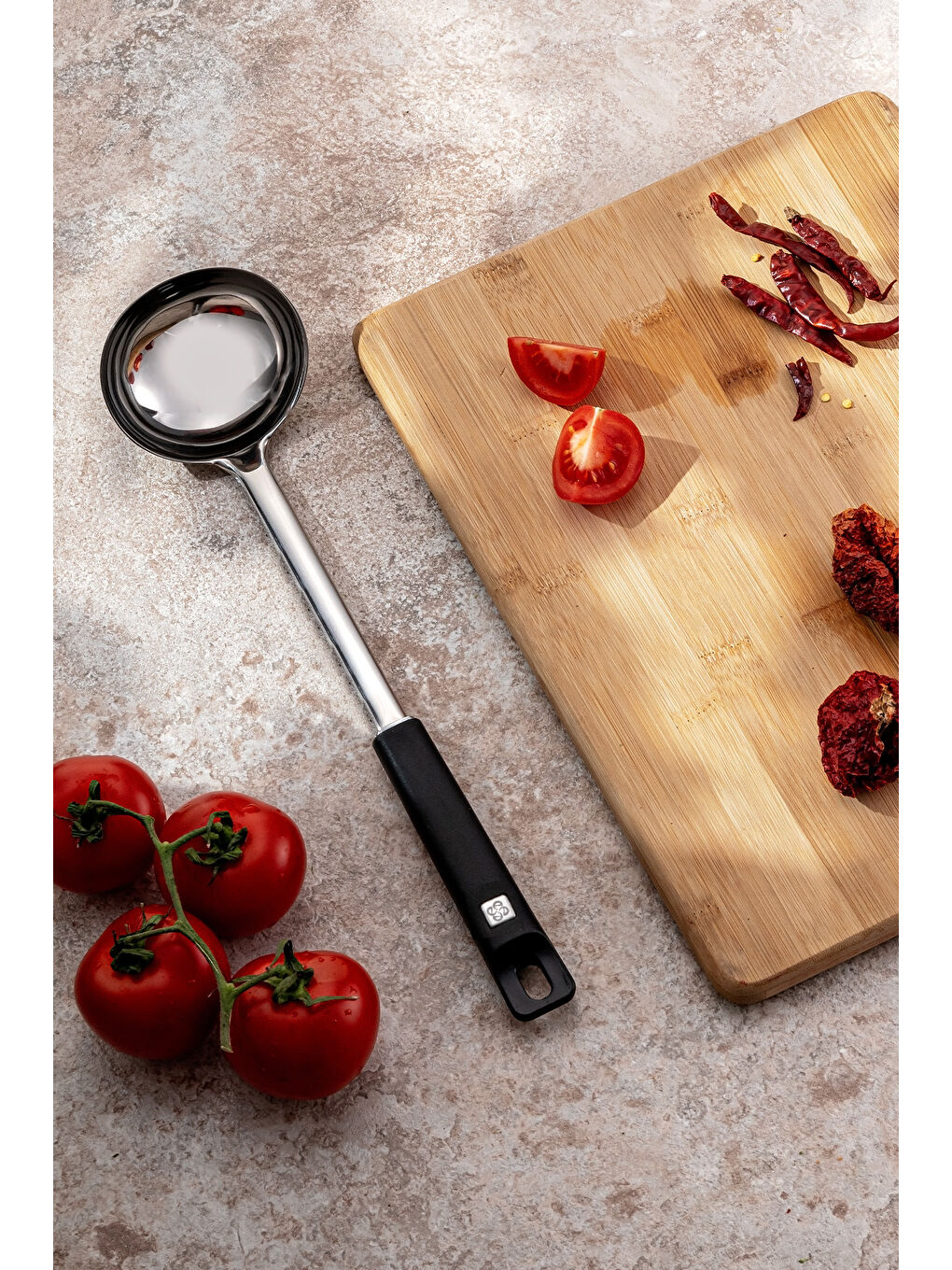 Gri Pro Tools Çorba Kepçesi