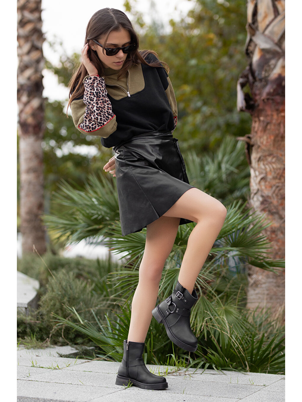 Siyah D2013 Su Ve Soğuk Geçirmez Kadın Kışlık Bot-3