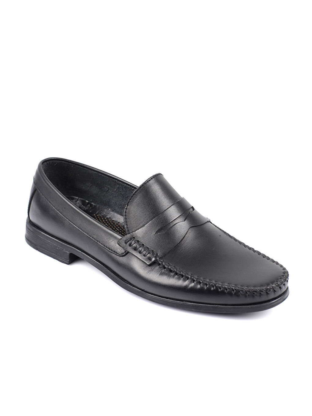 Siyah D10180 Günlük Klasik Hakiki Deri Erkek Ayakkabı-3