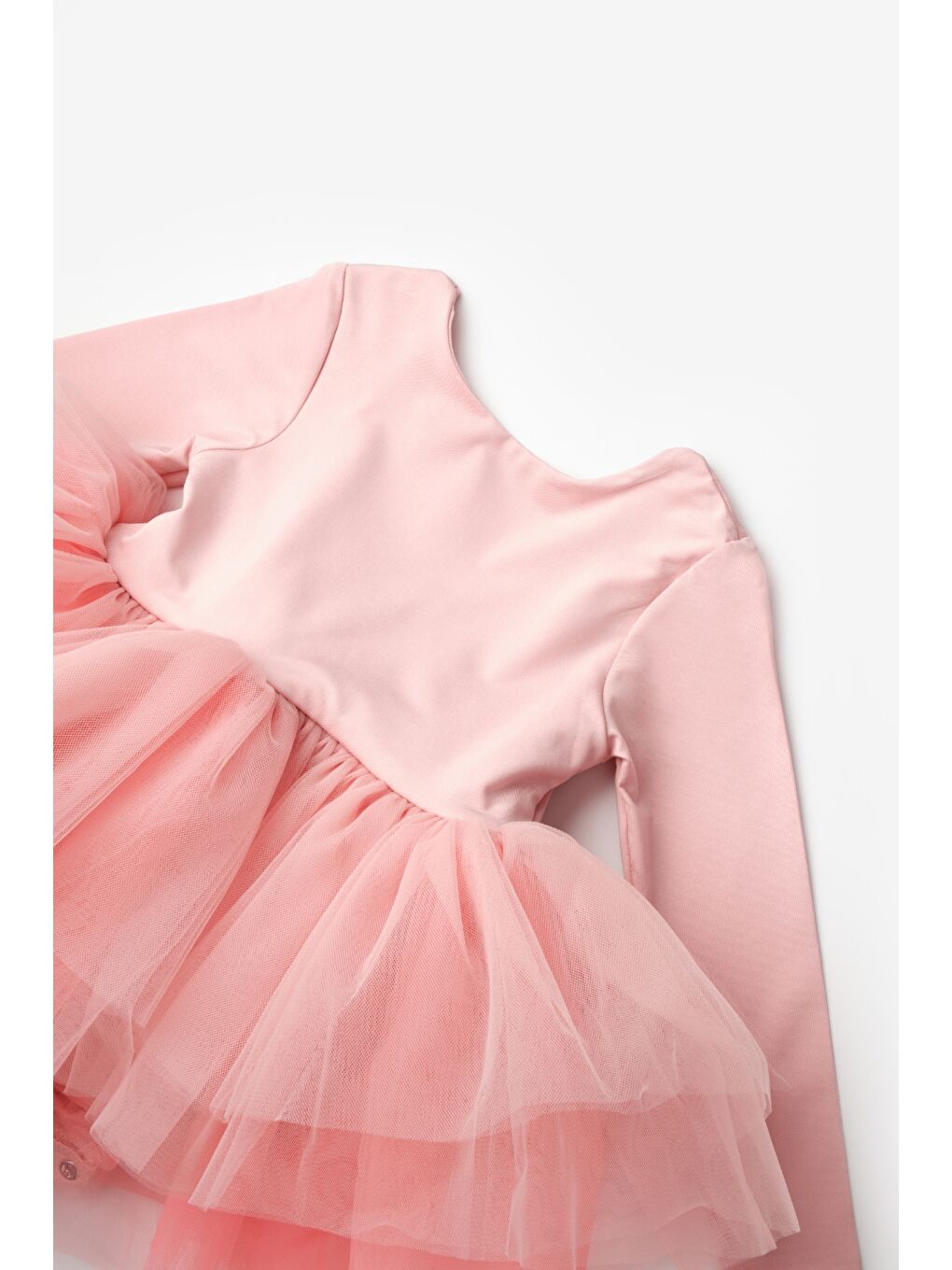 Pembe Pudra Tütü Etekli Kız Çocuk Balerin Elbise - Miranda-6