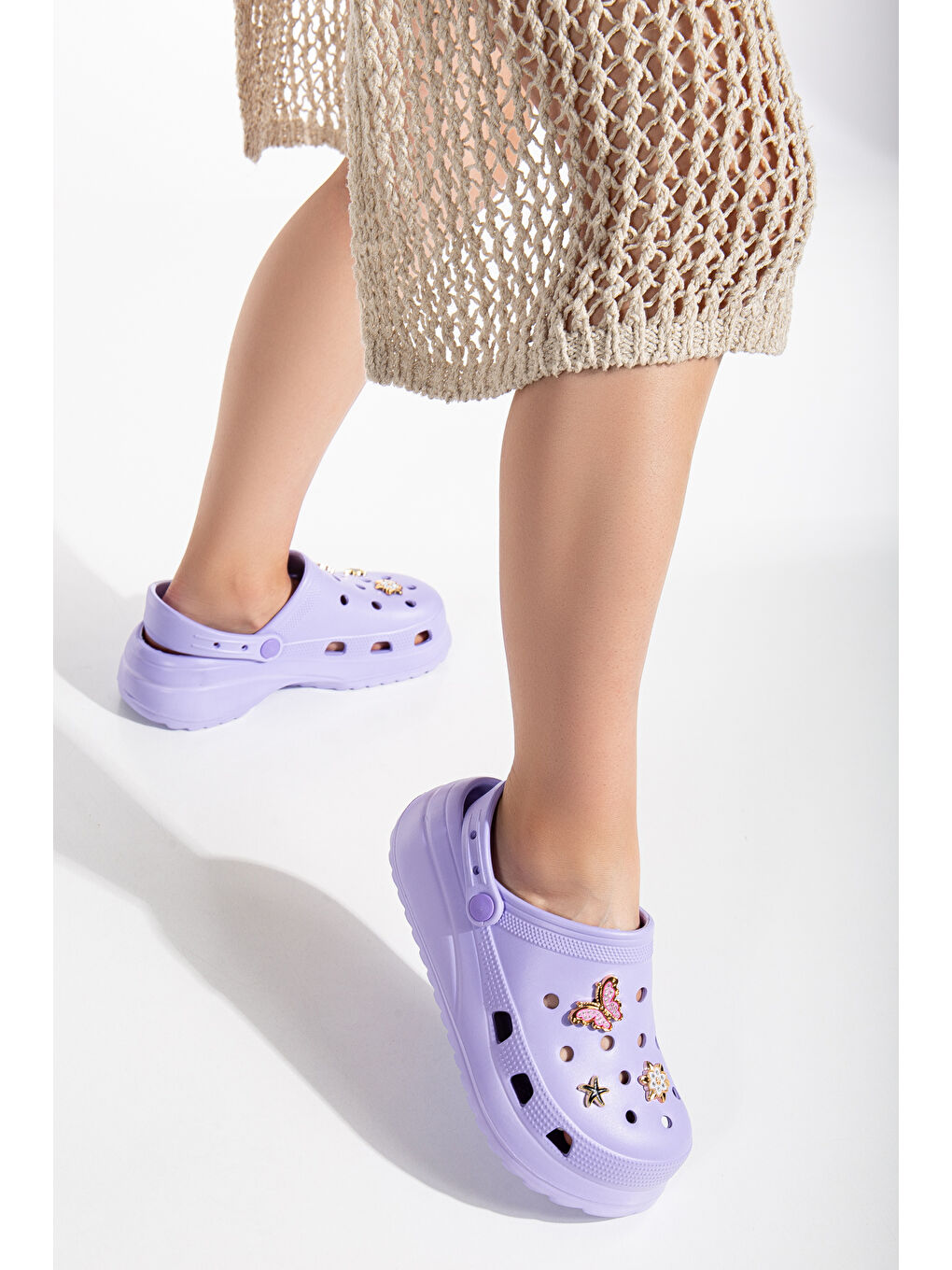 Mor D129 Günlük Full Ortopedik Çocuk Sandalet-1