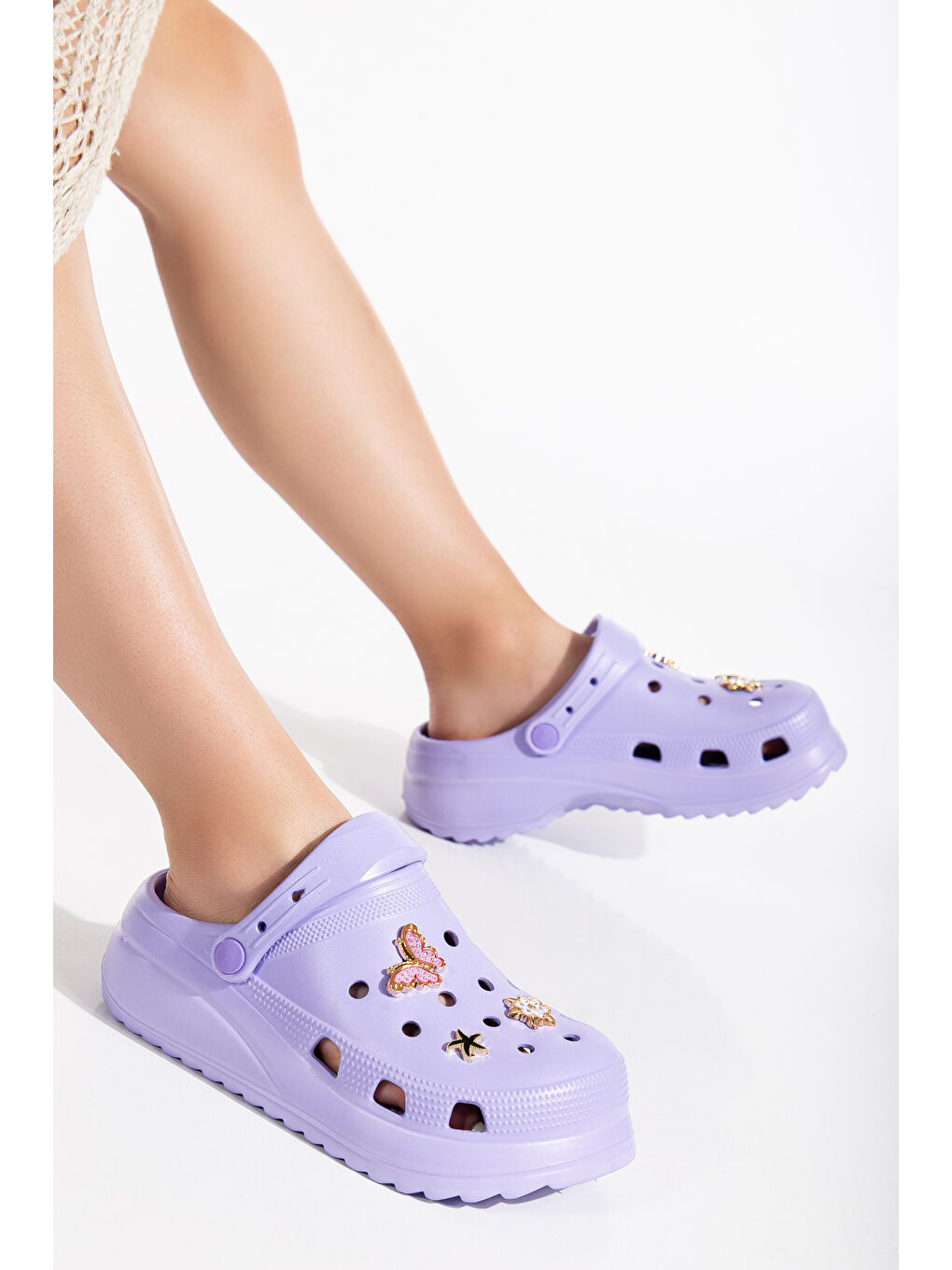 Mor D129 Günlük Full Ortopedik Çocuk Sandalet-2