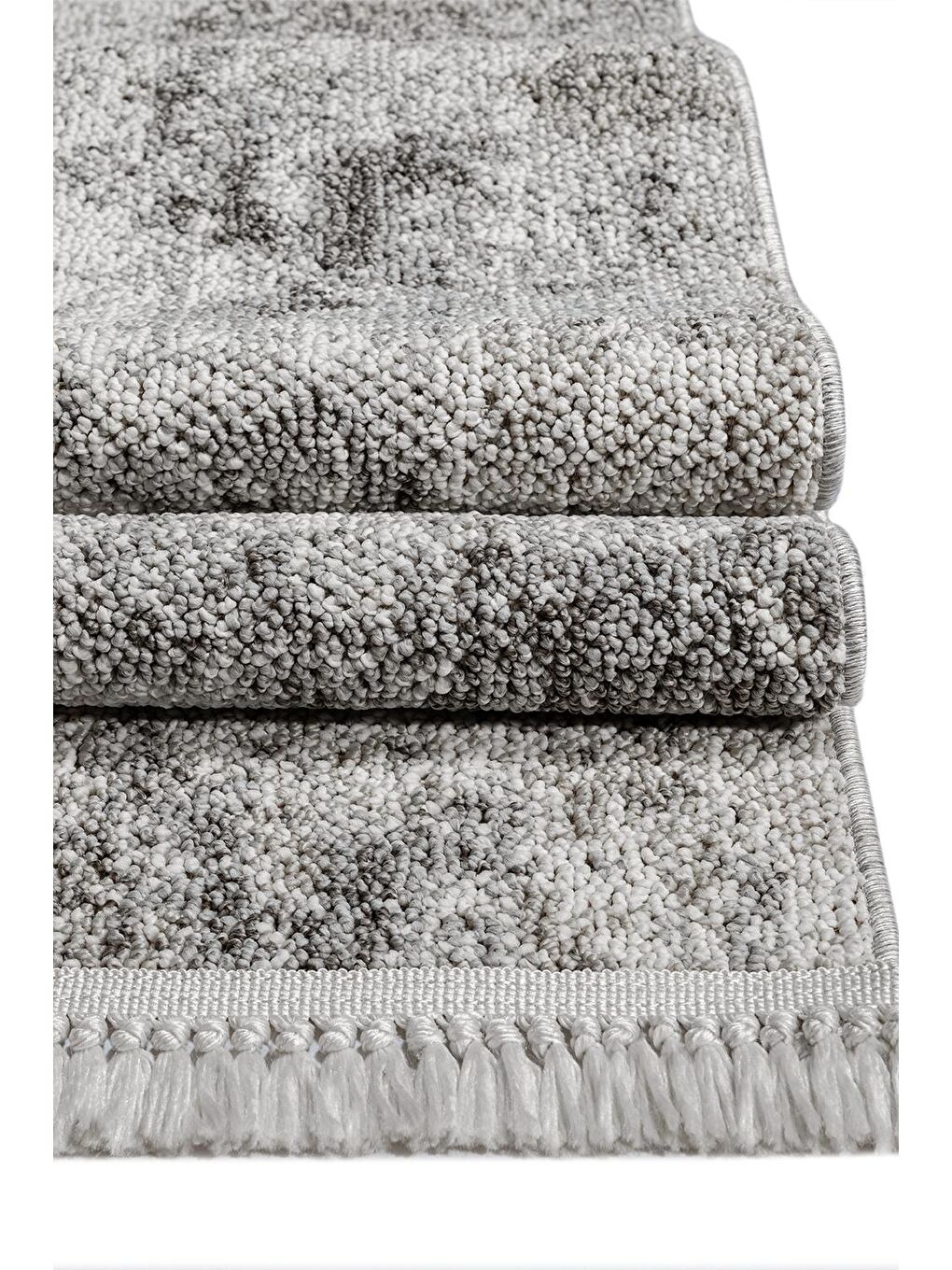 Bej Bastia 1275 Yumuşak Örgü Modern Dokuma Bukle Halı-100x200-2