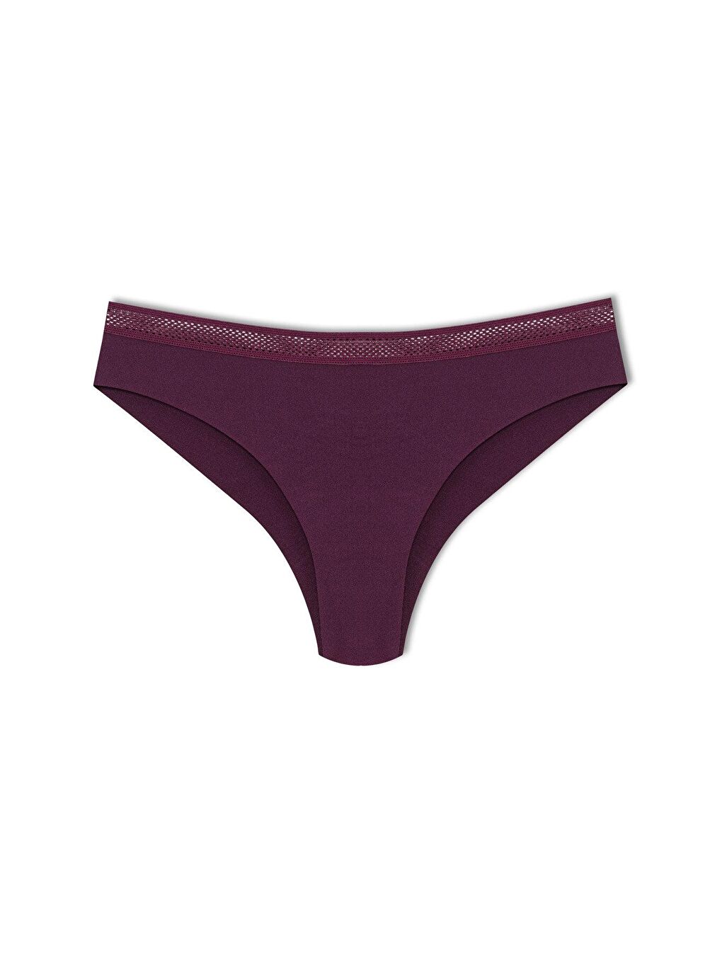 Karışık İnterlok Lazer Kesim Petek Lastik Brazil Kadın Külot 10'lu-1