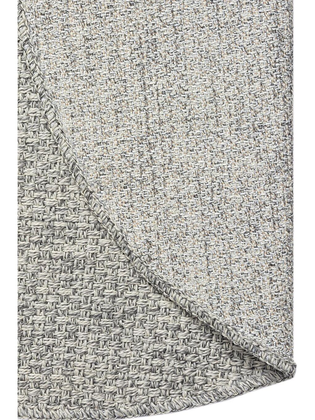 Konfor Halı Gri Rusticana 3103 Naturel Jüt Halı Modern Örme Yuvarlak Kilim-155x155 - 2