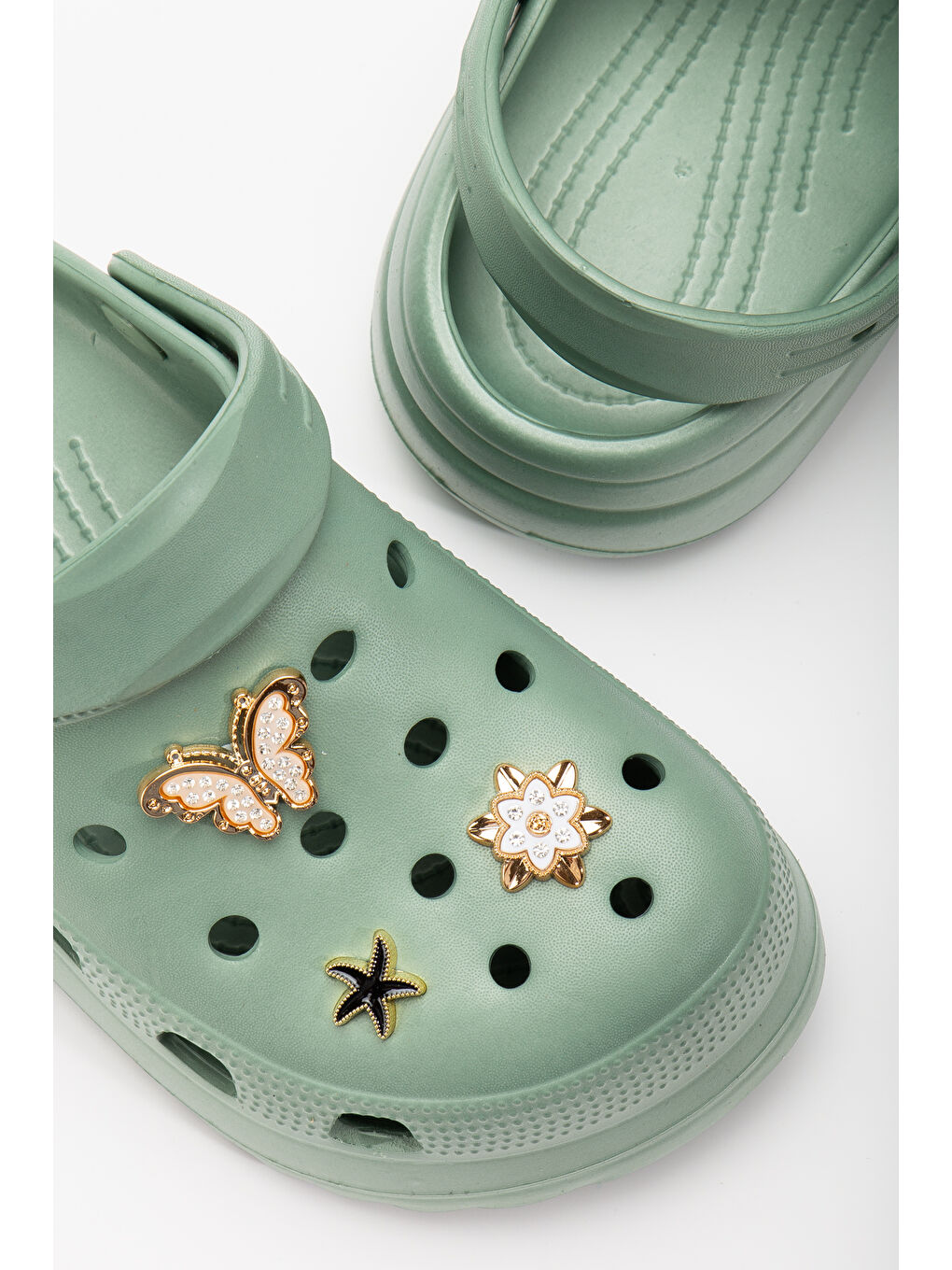 Yeşil D129 Günlük Full Ortopedik Çocuk Sandalet-9