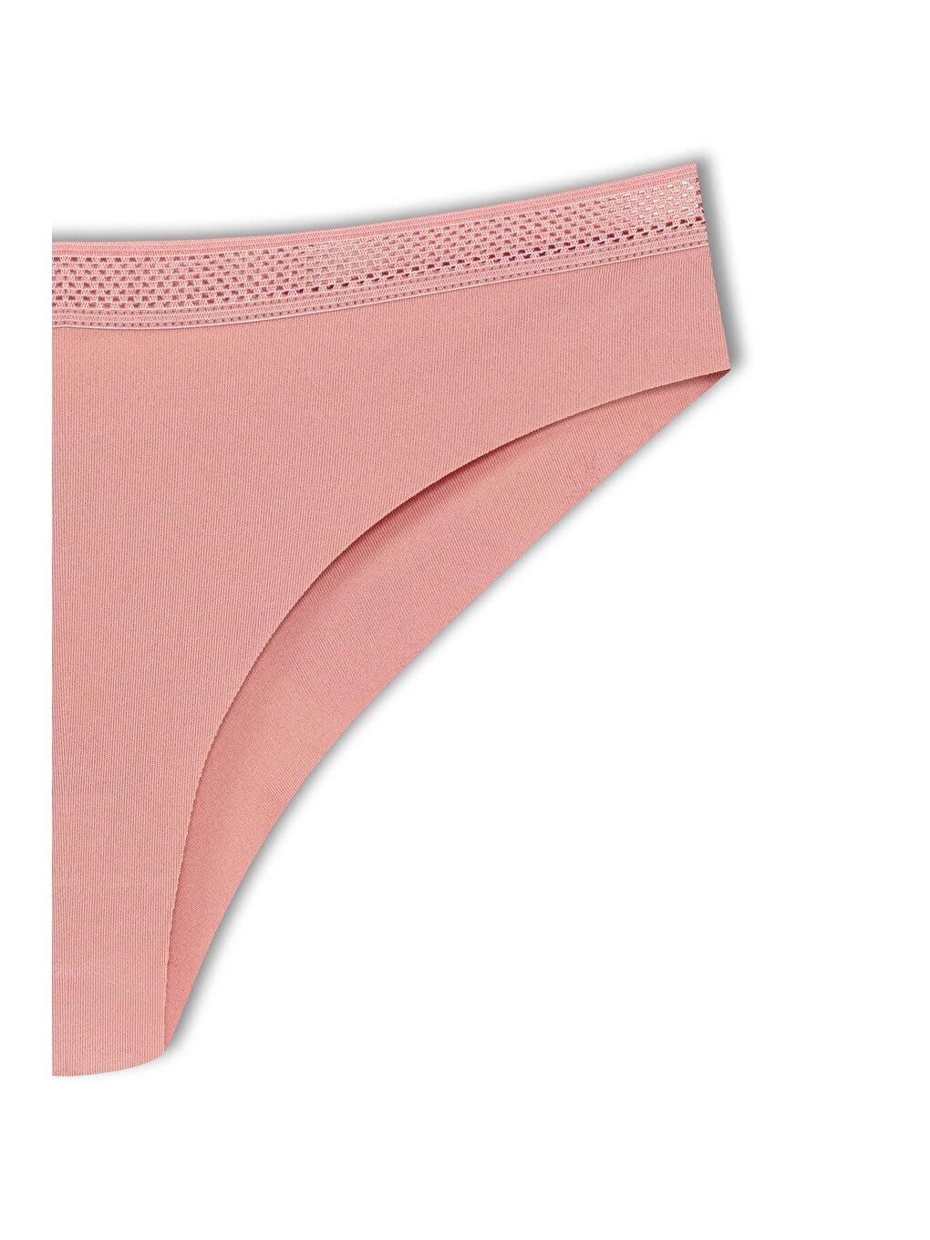 Haki İnterlok Lazer Kesim Petek Lastik Brazil Kadın Külot 2'li-4