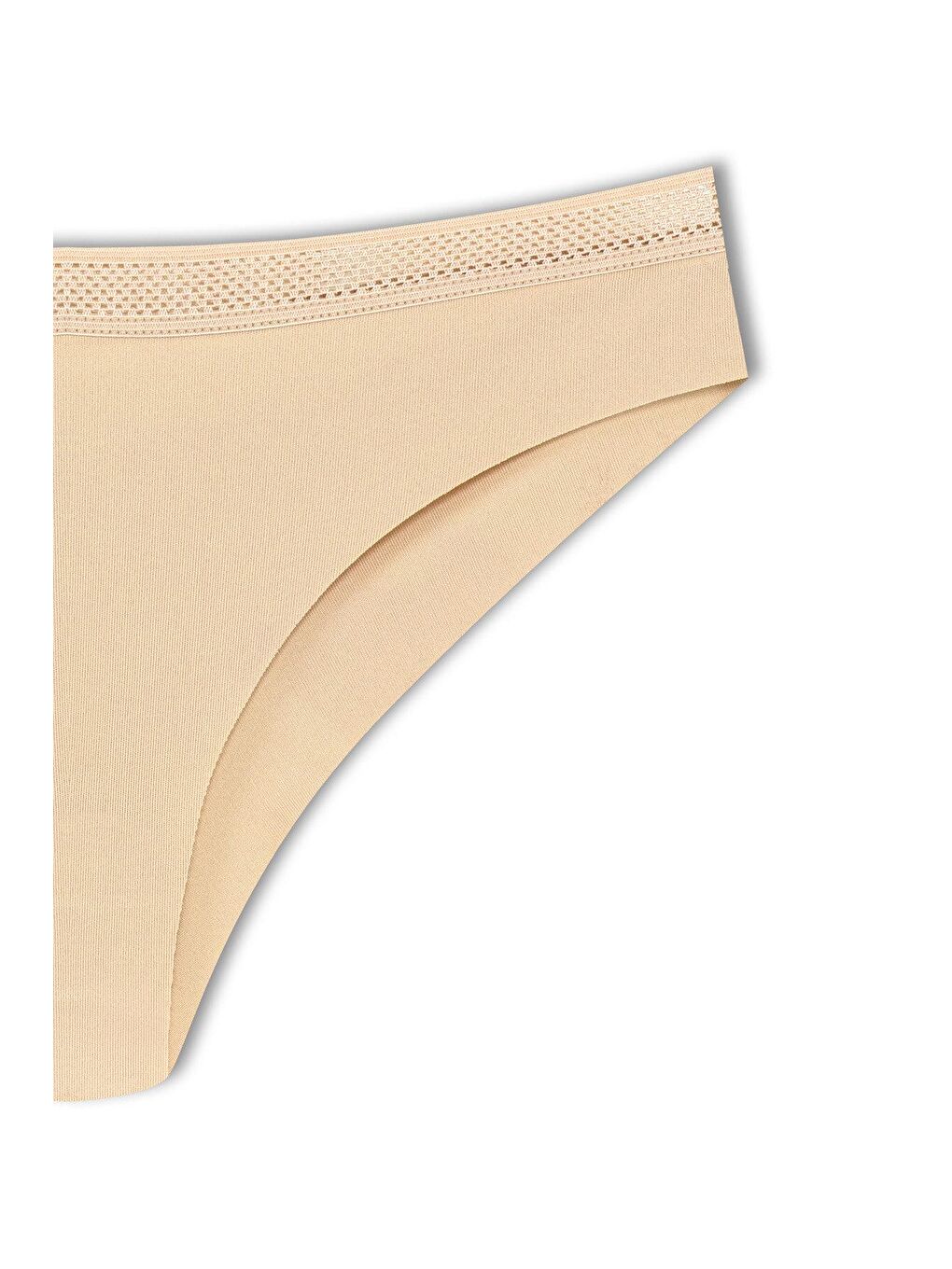 Lila İnterlok Lazer Kesim Petek Lastik Brazil Kadın Külot 2'li-4