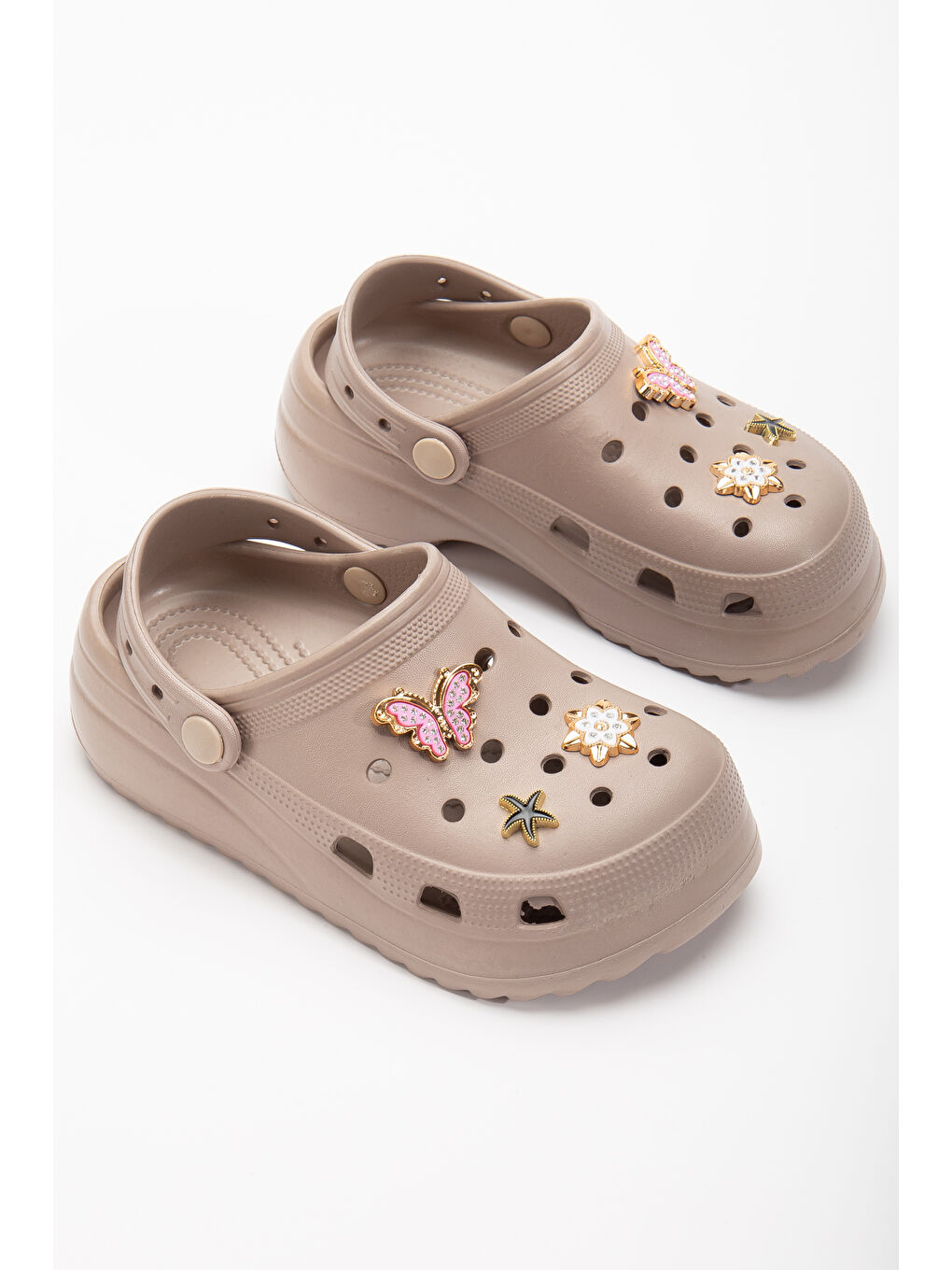 Bej D129 Günlük Full Ortopedik Çocuk Sandalet-3