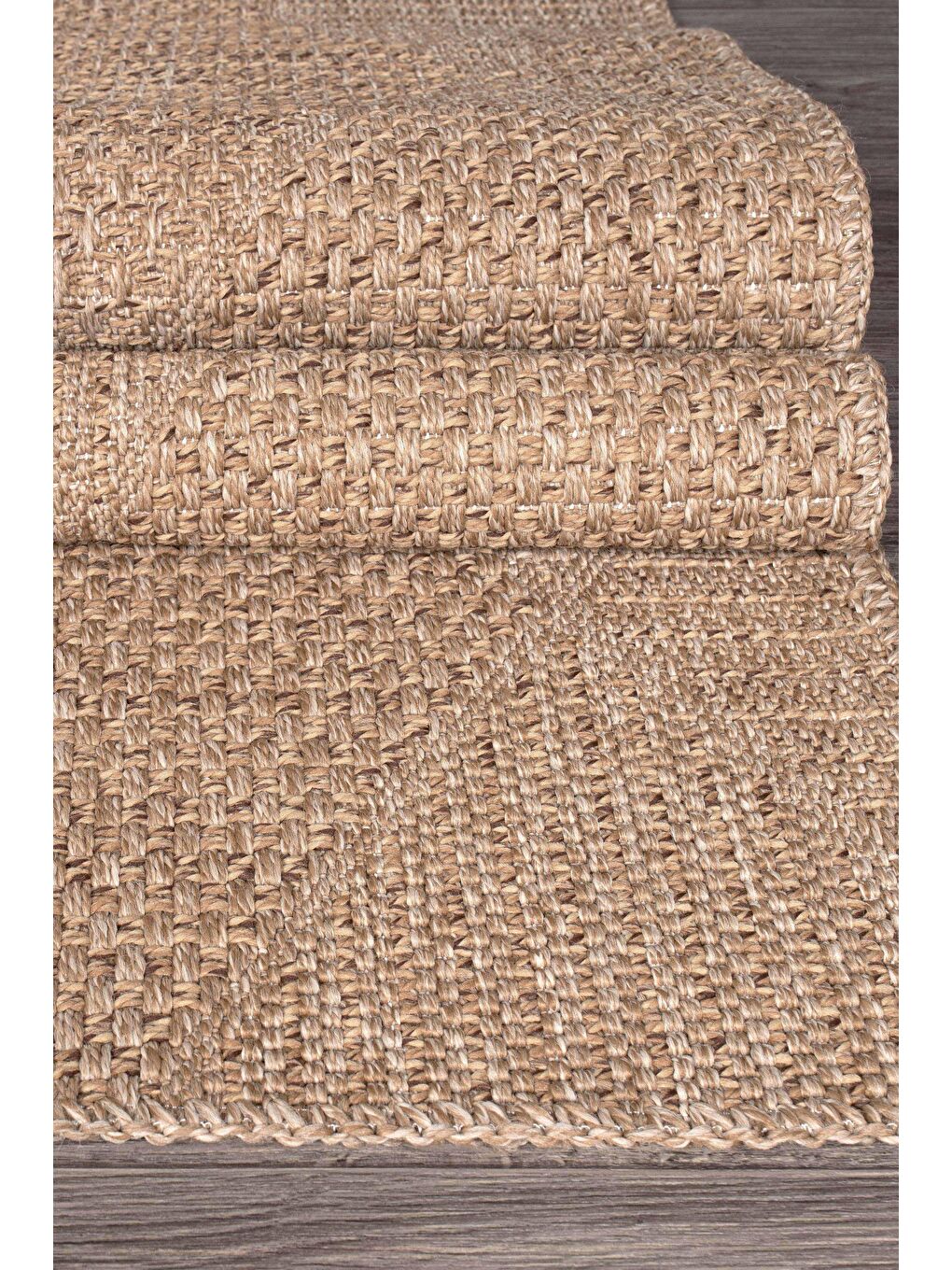 Konfor Halı Bej Rusticana 3102 Naturel Jüt Halı Modern Örme Kilim-200x290 - 1