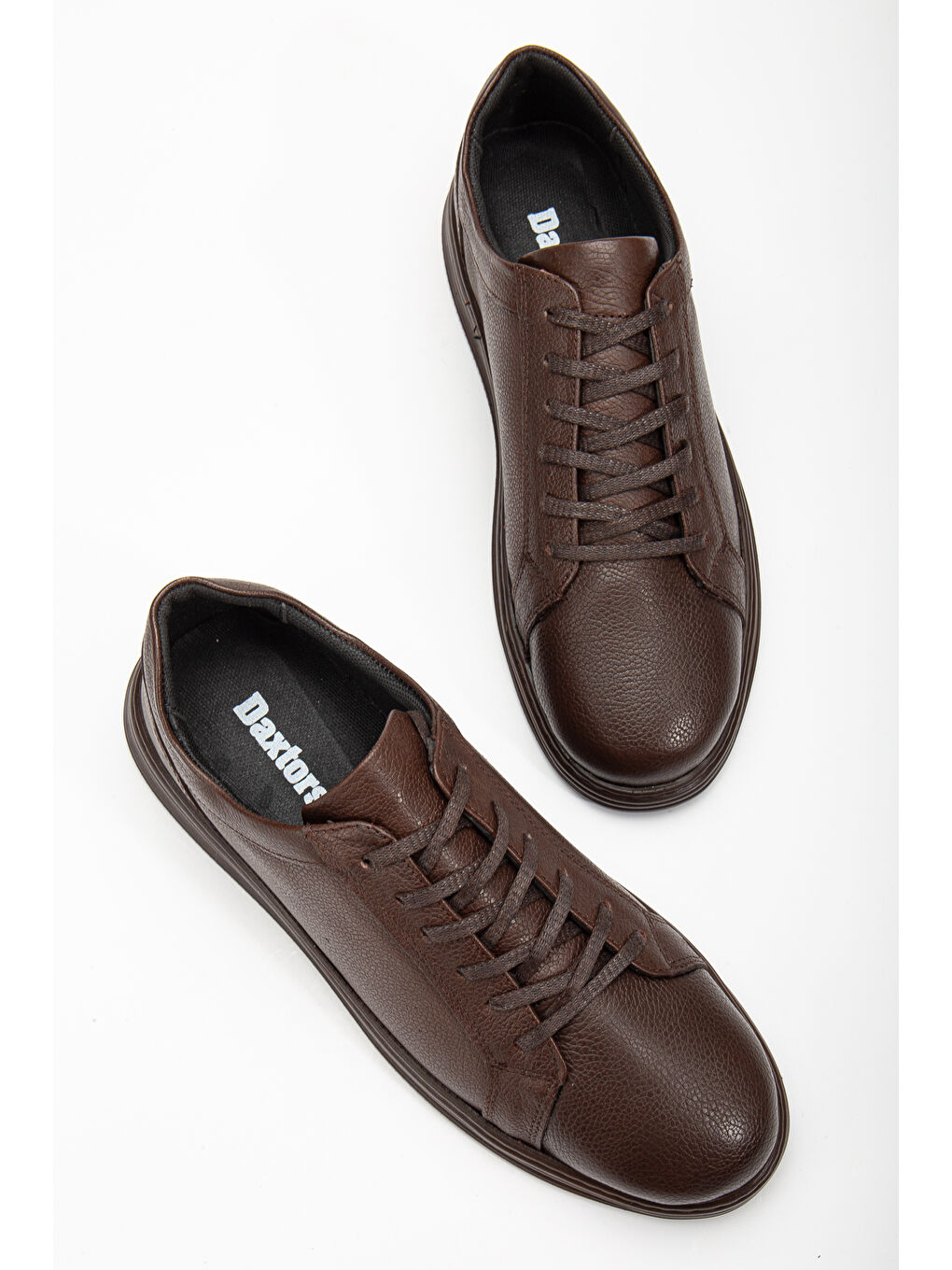 Kahverengi D563 Günlük Ortopedik Hakiki Deri Erkek Ayakkabı-7