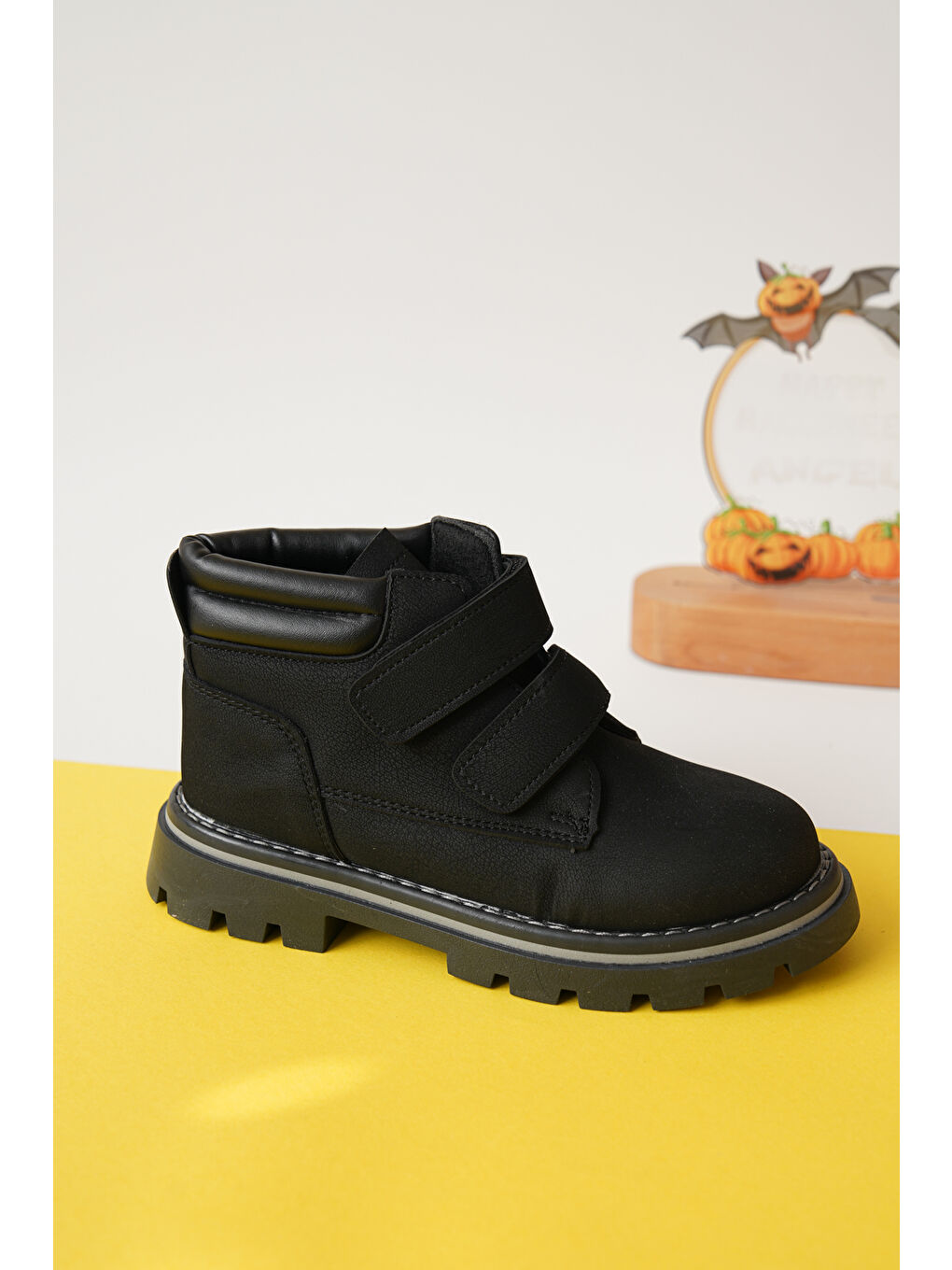 Siyah D0COT33 Günlük Ortopedik Bebek Unisex Soğuk Geçirmez Bot-5