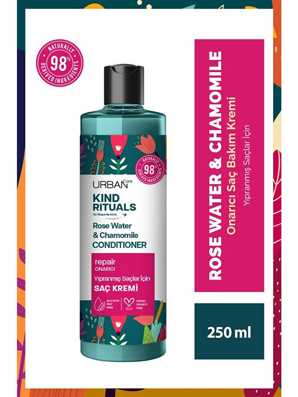 Urban Care Kind Rituals Rose Water Chamomile Saç Kremi 250 ML