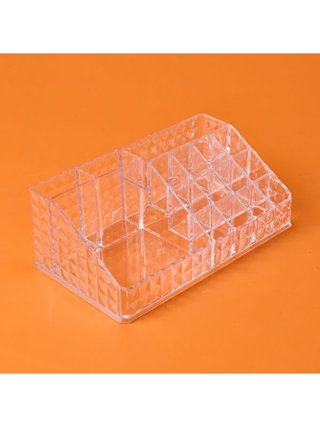 Diamond Klasik Organizer - Şeffaf - 23x13x9 Cm-1