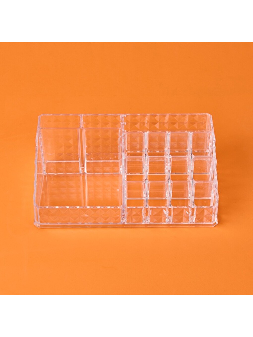 Diamond Klasik Organizer - Şeffaf - 23x13x9 Cm-3